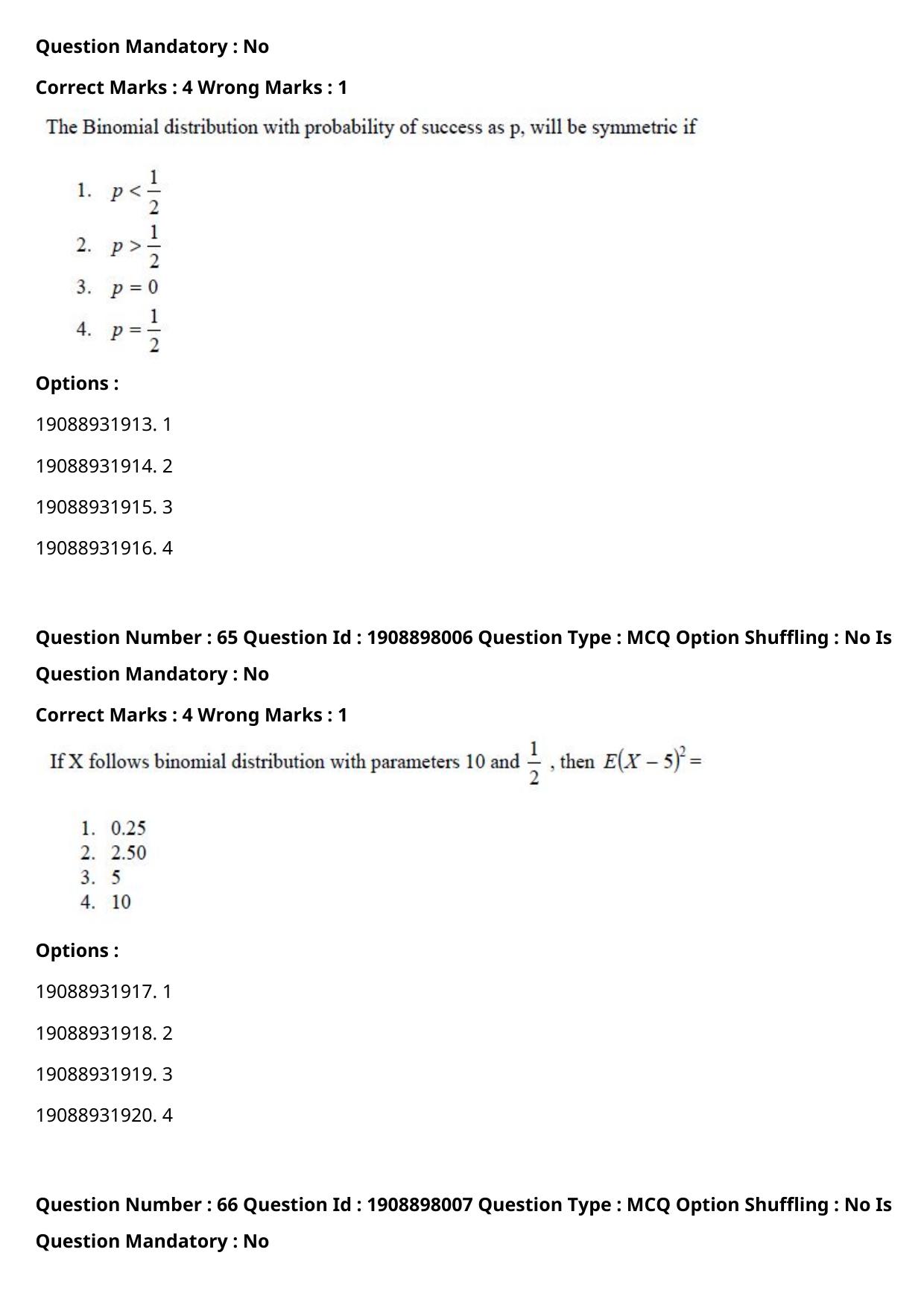 ICAR AIEEA PG 2021 STATISTICAL SCIENCE Question Paper - Page 34