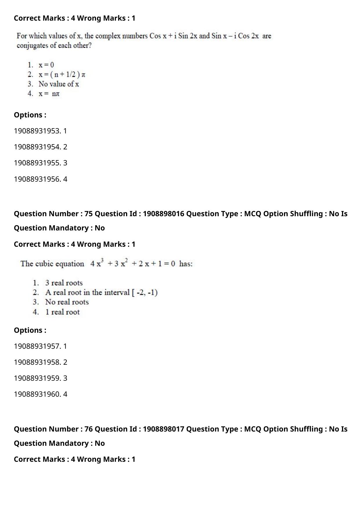 ICAR AIEEA PG 2021 STATISTICAL SCIENCE Question Paper - Page 39