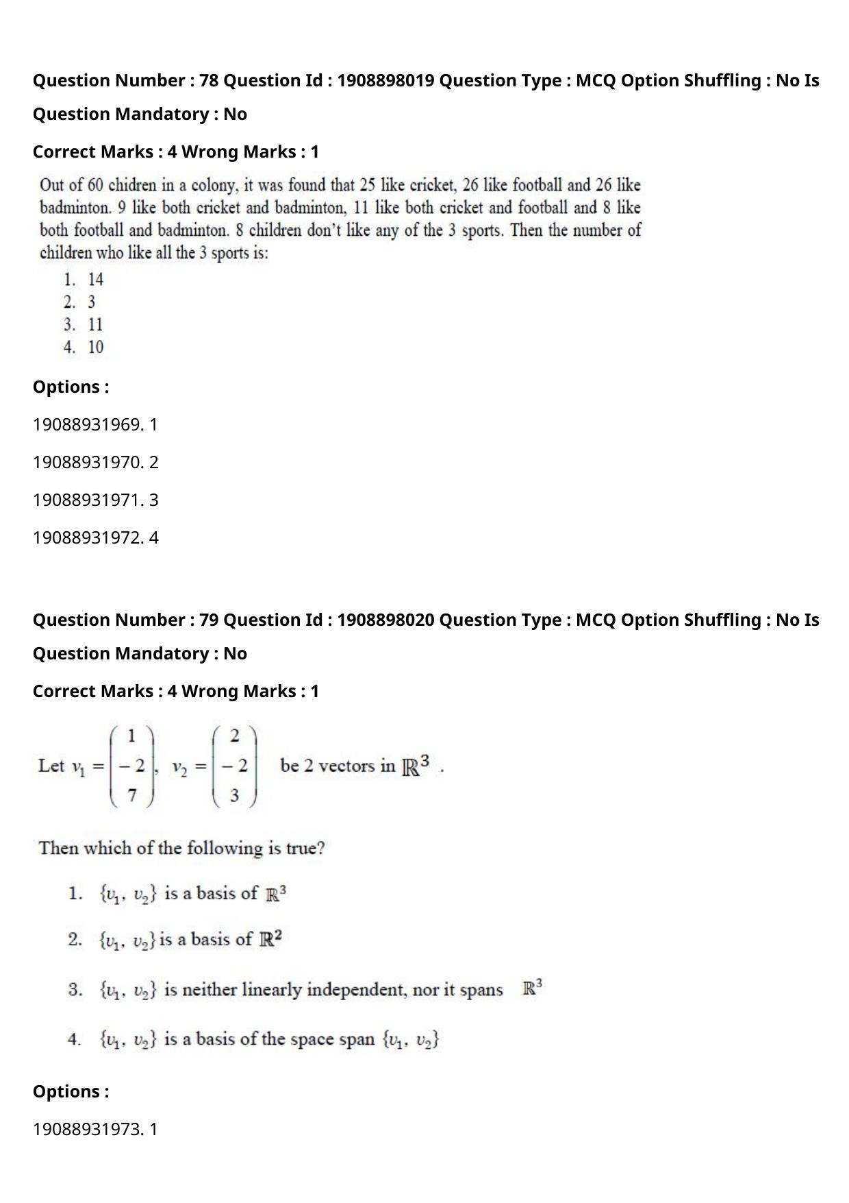 ICAR AIEEA PG 2021 STATISTICAL SCIENCE Question Paper - Page 41