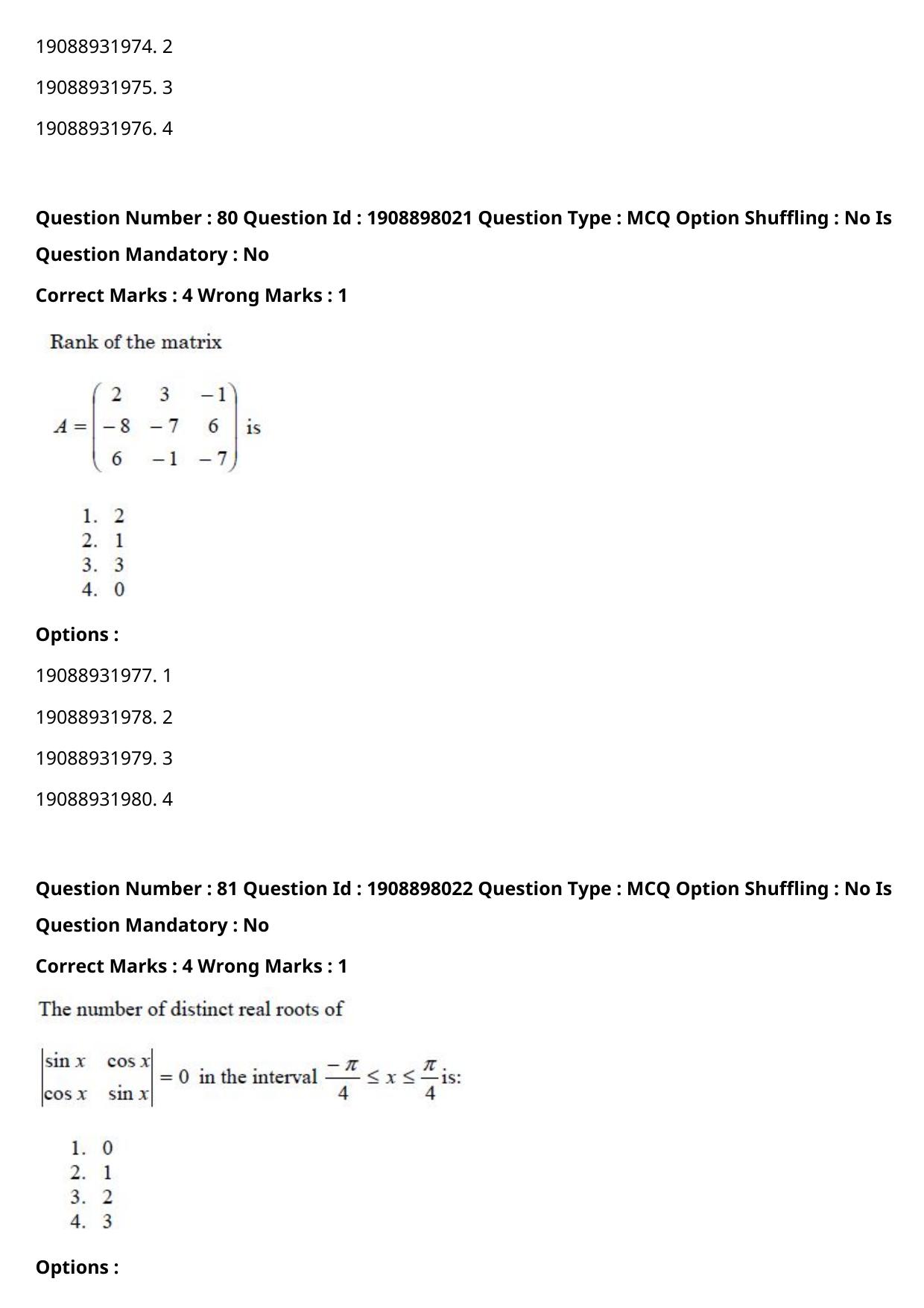 ICAR AIEEA PG 2021 STATISTICAL SCIENCE Question Paper - Page 42