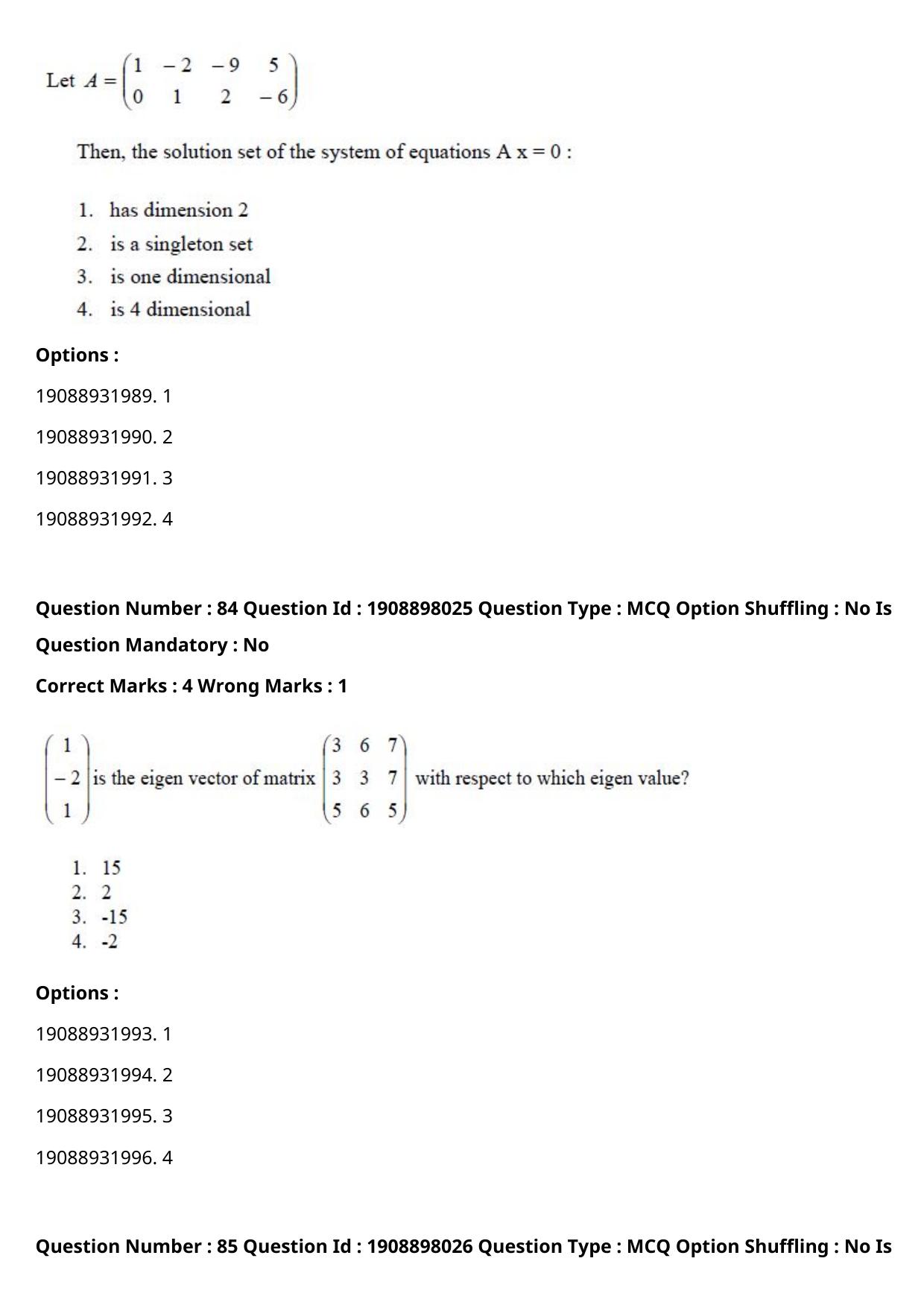 ICAR AIEEA PG 2021 STATISTICAL SCIENCE Question Paper - Page 44