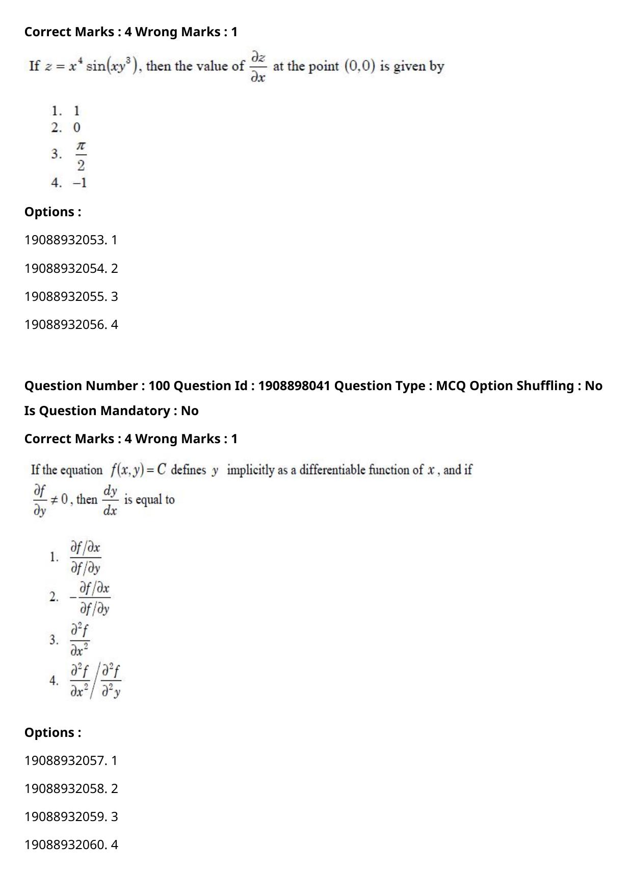 ICAR AIEEA PG 2021 STATISTICAL SCIENCE Question Paper - Page 52