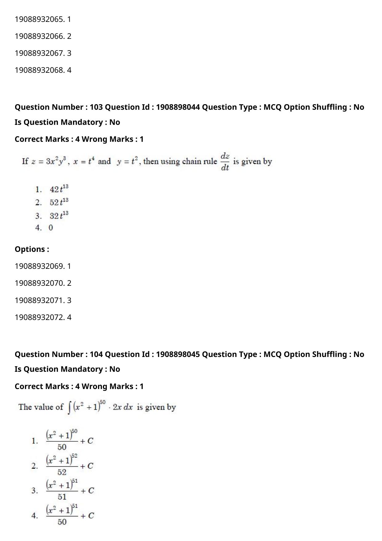 ICAR AIEEA PG 2021 STATISTICAL SCIENCE Question Paper - Page 54
