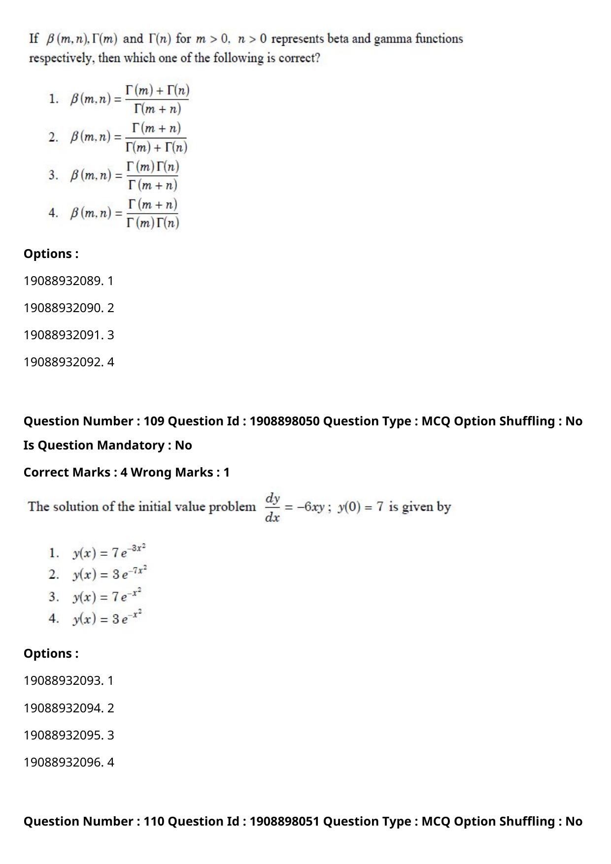 ICAR AIEEA PG 2021 STATISTICAL SCIENCE Question Paper - Page 57
