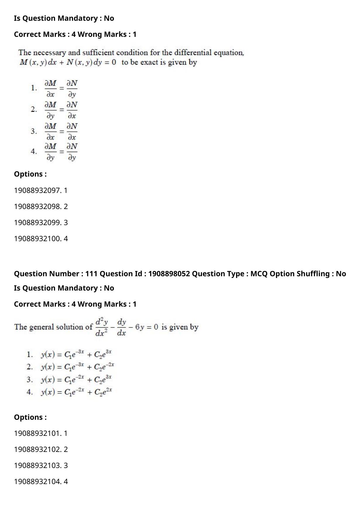 ICAR AIEEA PG 2021 STATISTICAL SCIENCE Question Paper - Page 58
