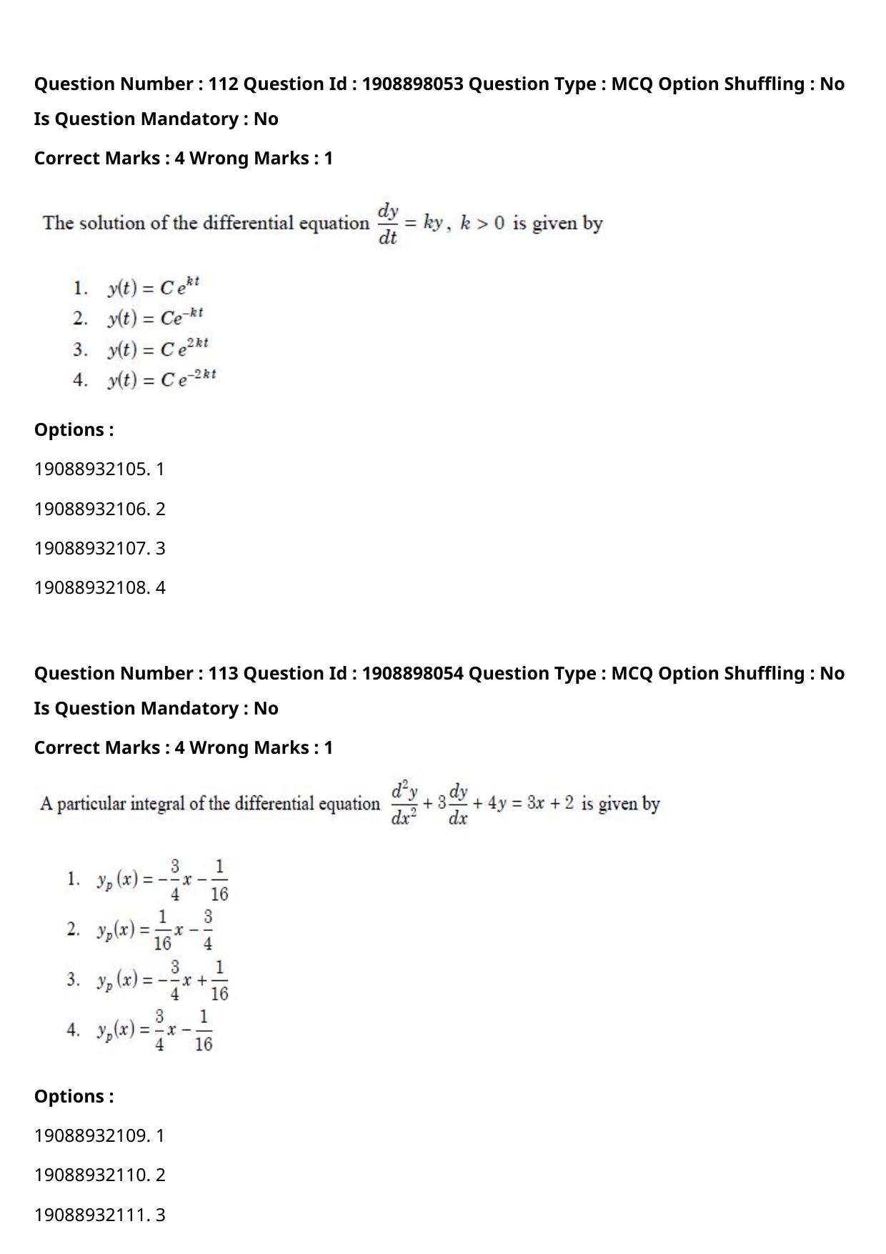 ICAR AIEEA PG 2021 STATISTICAL SCIENCE Question Paper - Page 59