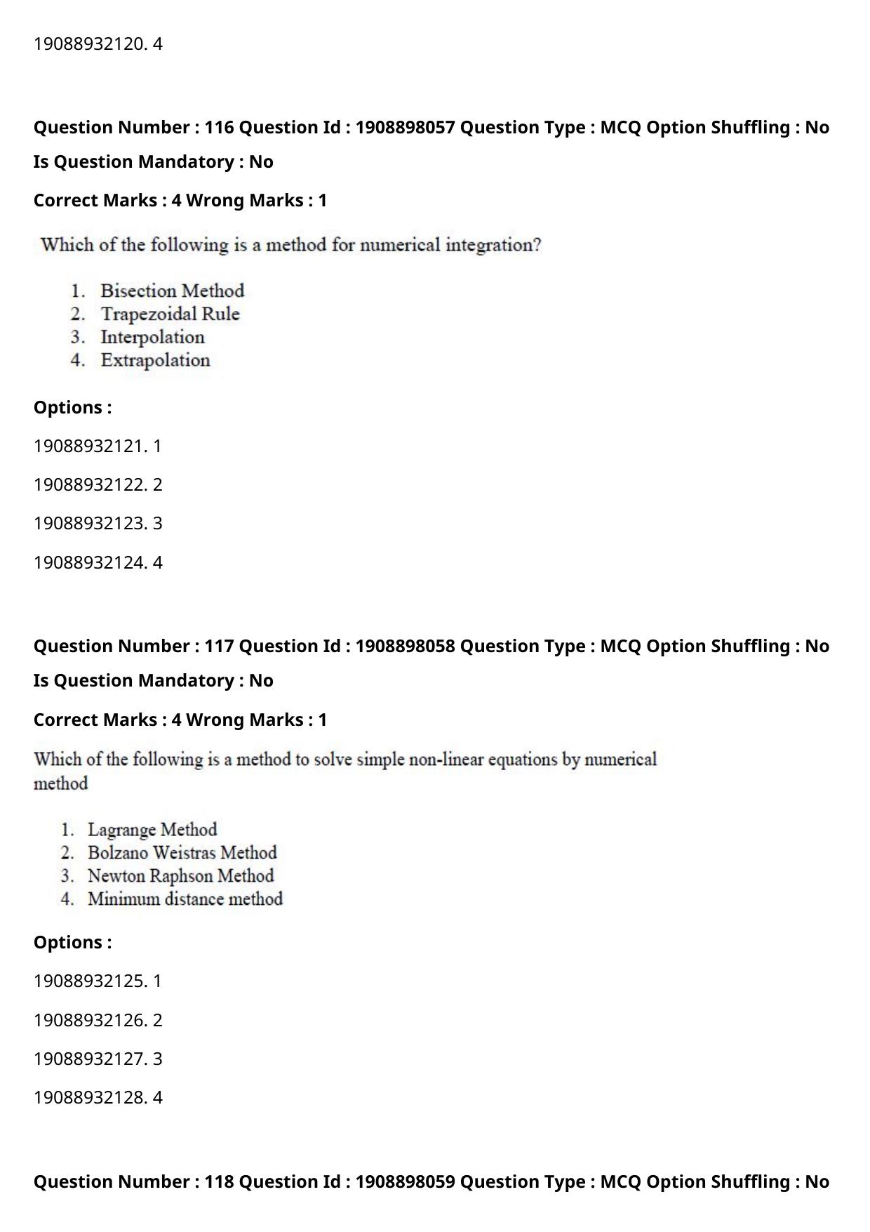 ICAR AIEEA PG 2021 STATISTICAL SCIENCE Question Paper - Page 61