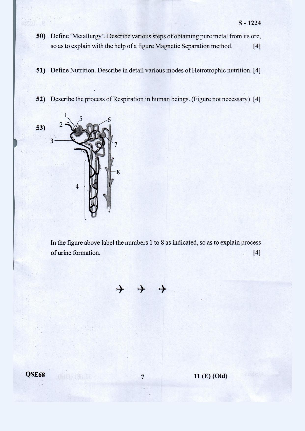Gujarat Board Class 10th Science Eng. Med. Old May 2021 Question Paper - Page 7