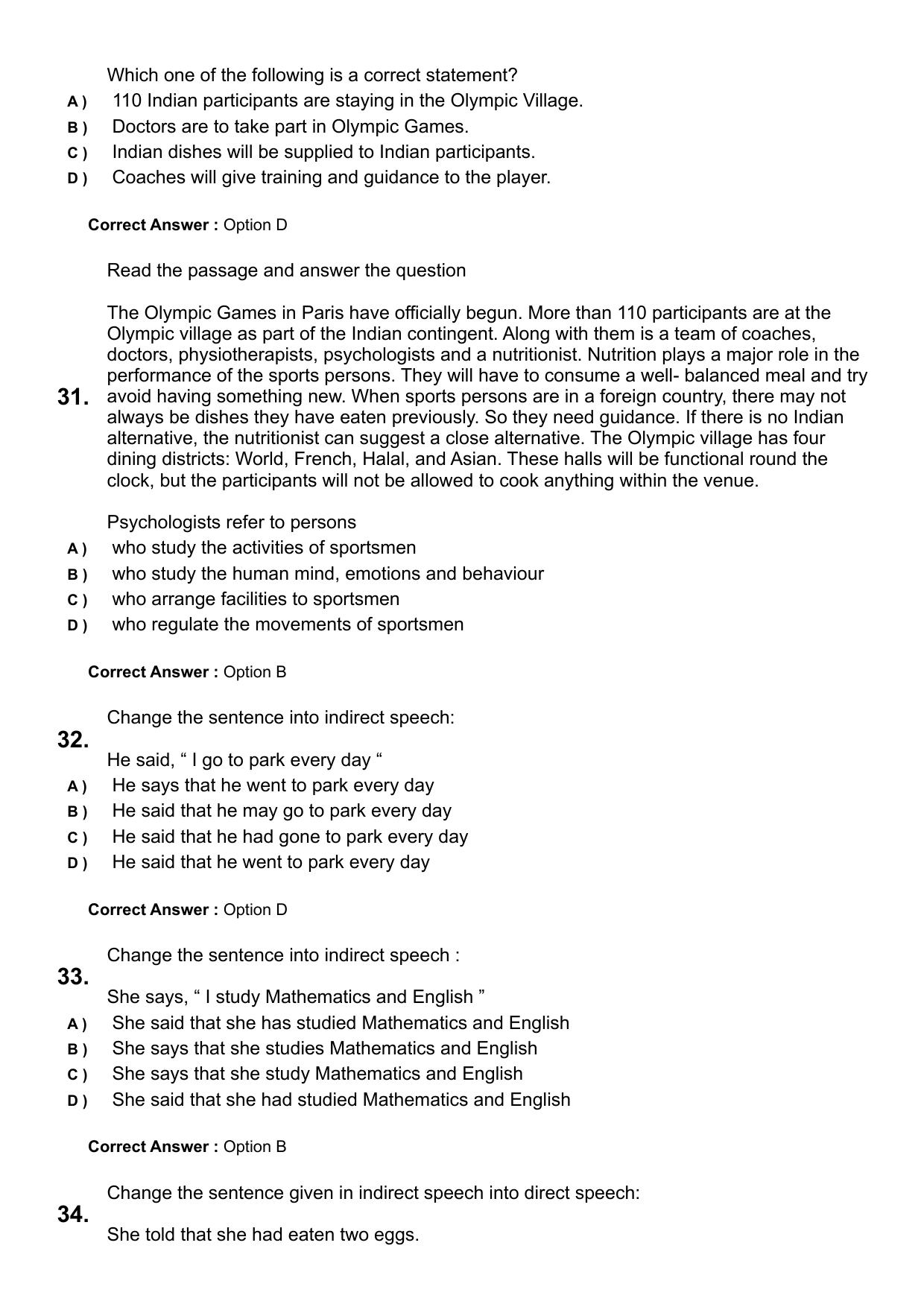 KLEE 5 Year LLB Exam 2024 Question Paper - Page 7