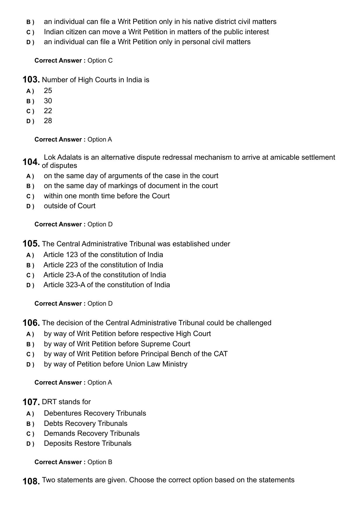 KLEE 5 Year LLB Exam 2024 Question Paper - Page 20