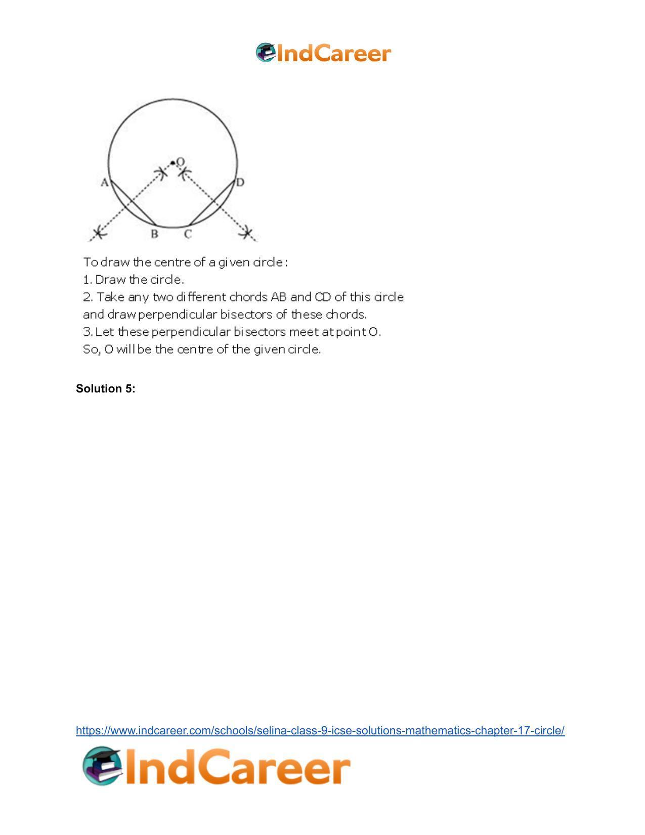 Selina Class 9 ICSE Solutions Mathematics : Chapter 17- Circle - Page 32