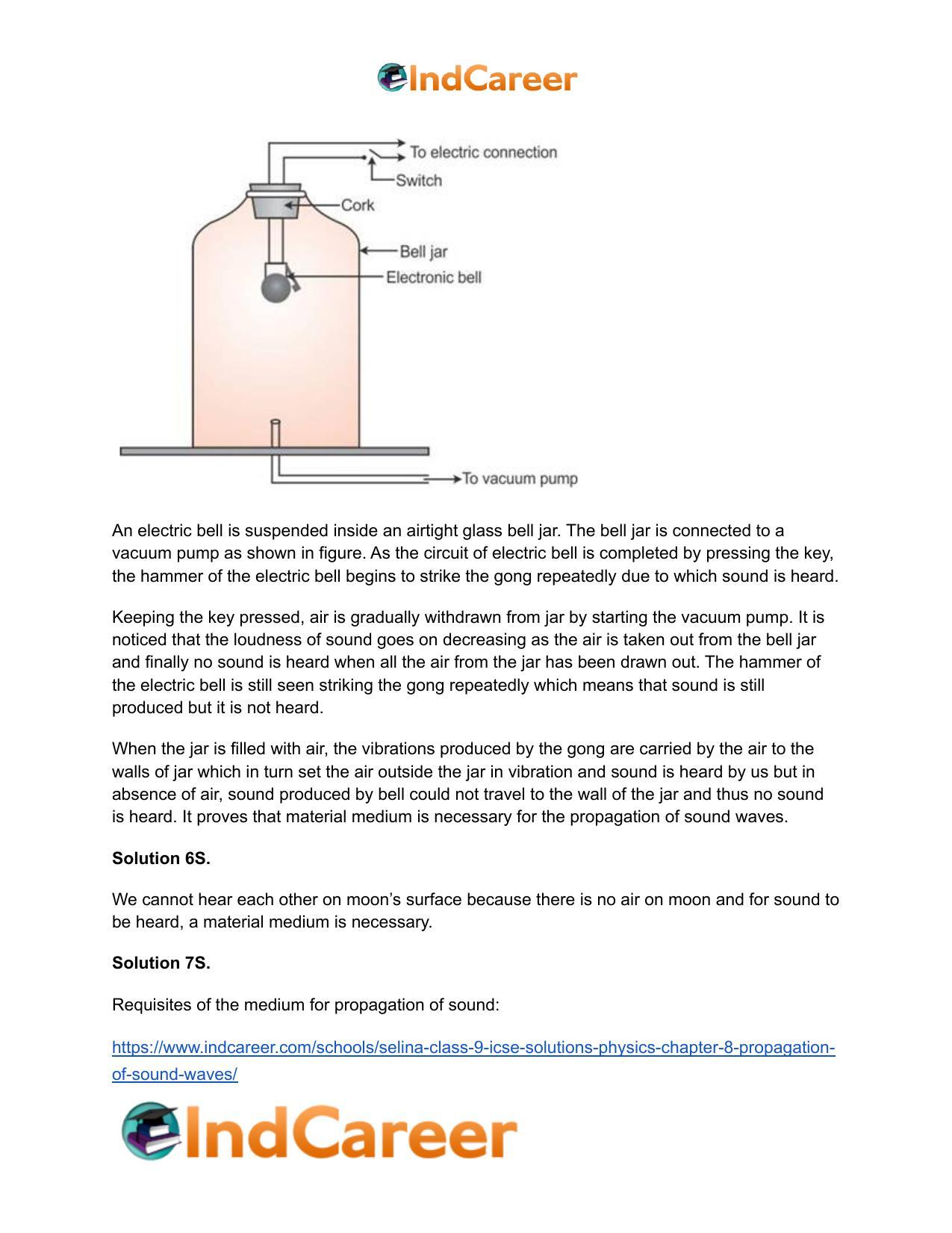 Selina Class 9 ICSE Solutions Physics : Chapter 8- Propagation of Sound Waves - Page 4