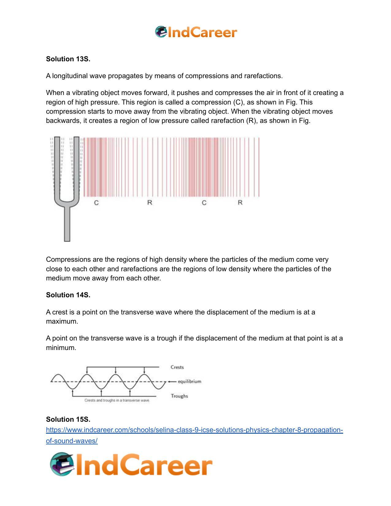 Selina Class 9 ICSE Solutions Physics : Chapter 8- Propagation of Sound Waves - Page 7