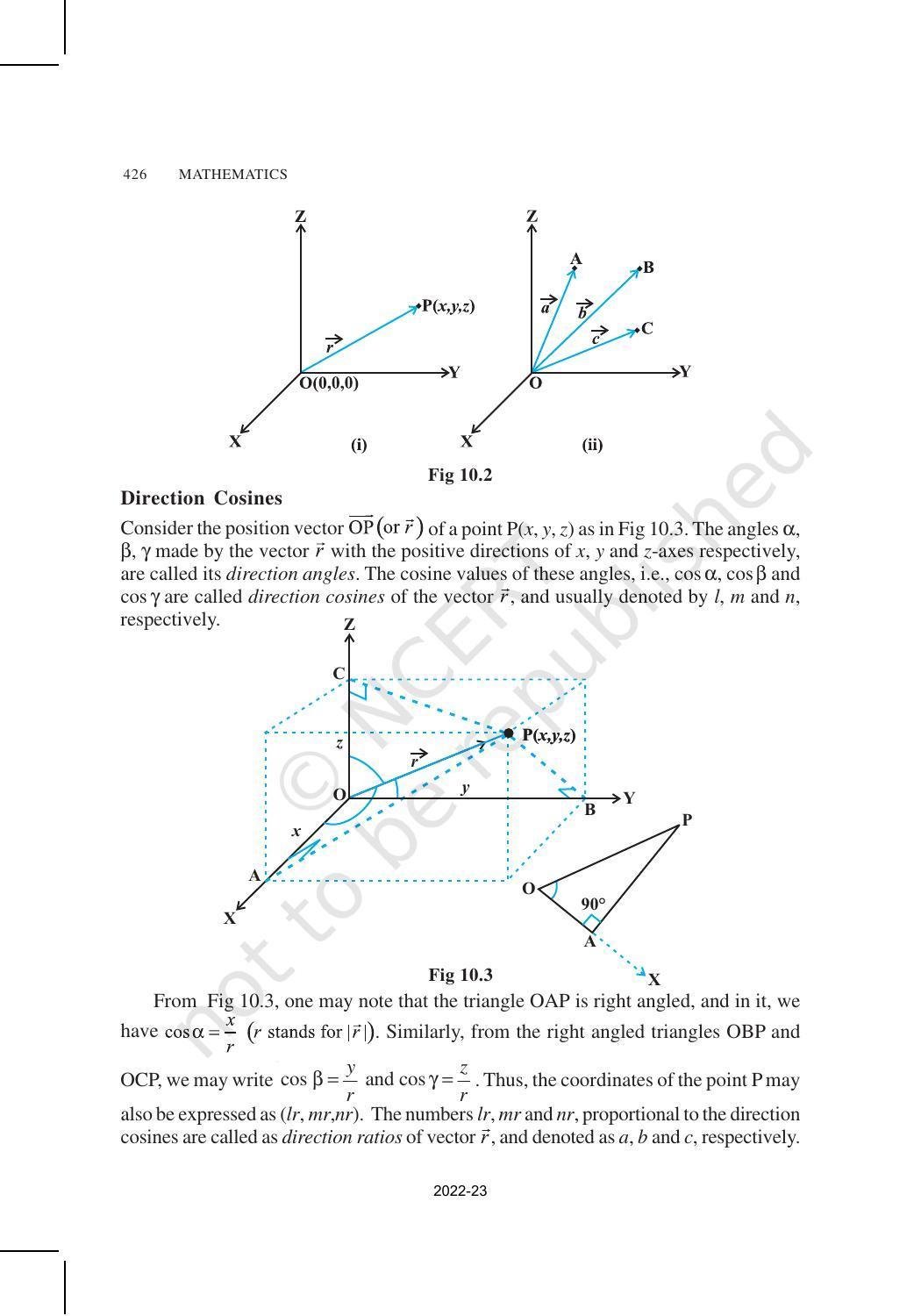 NCERT Book for Class 12 Maths Chapter 10 Vector Algebra - Page 3