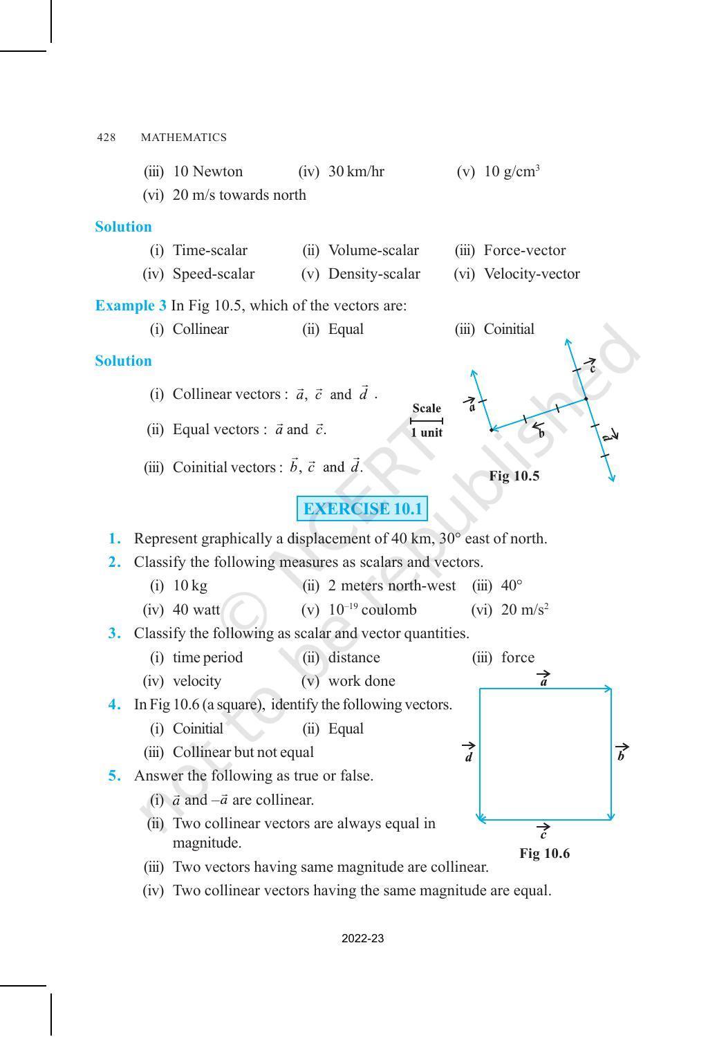 NCERT Book for Class 12 Maths Chapter 10 Vector Algebra - Page 5