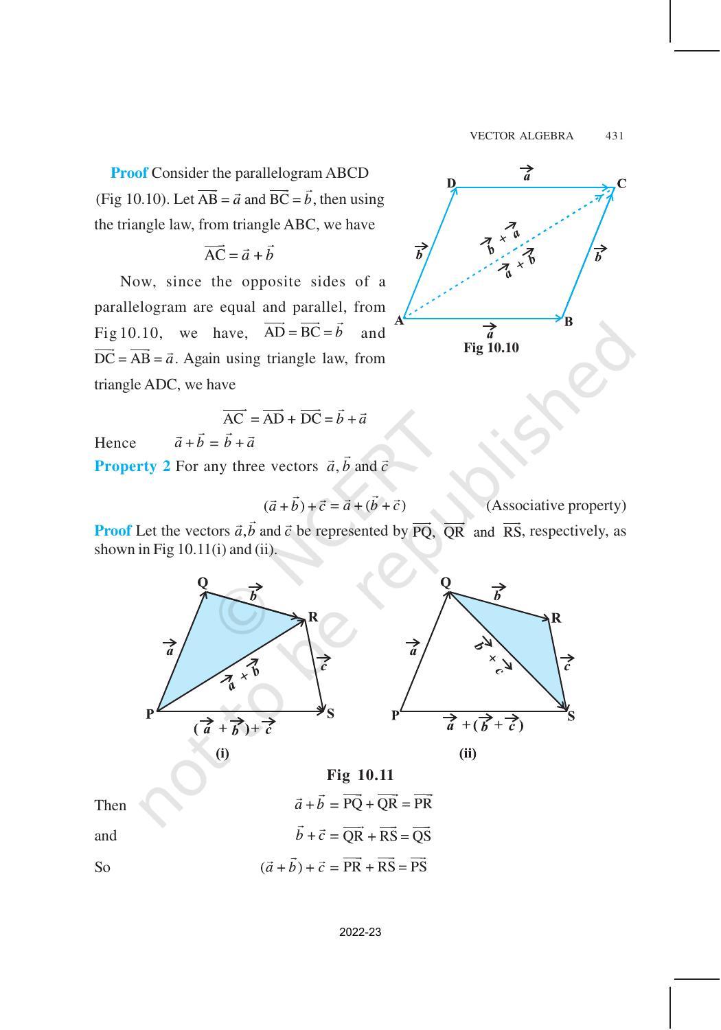 NCERT Book for Class 12 Maths Chapter 10 Vector Algebra - Page 8