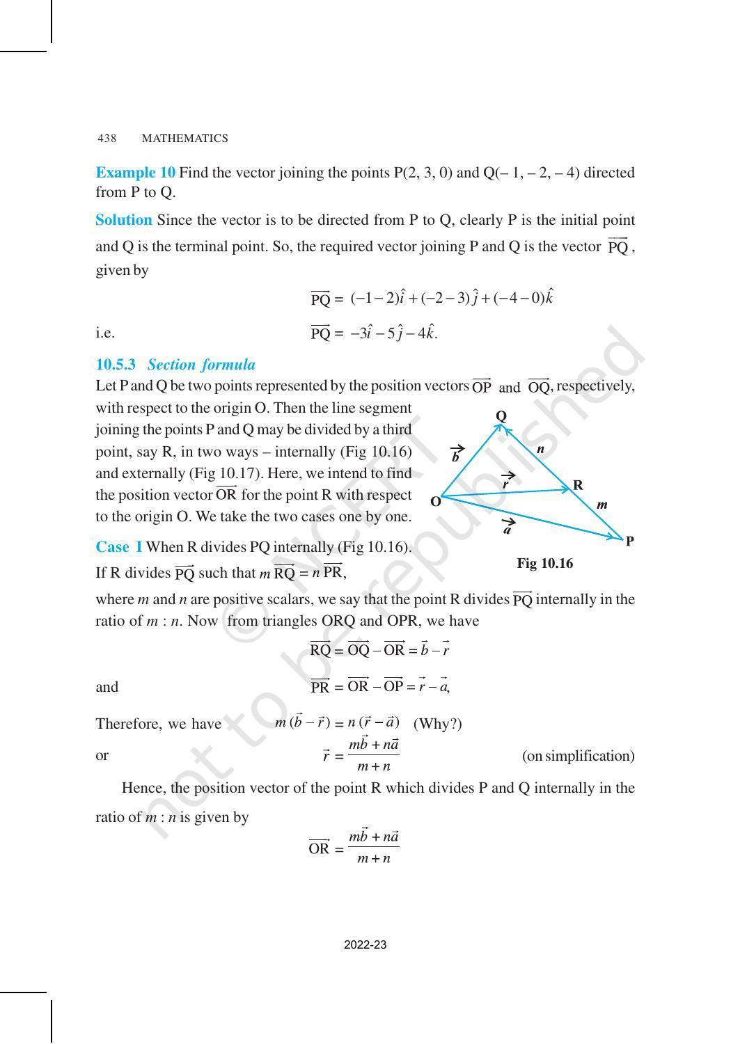 NCERT Book for Class 12 Maths Chapter 10 Vector Algebra - Page 15