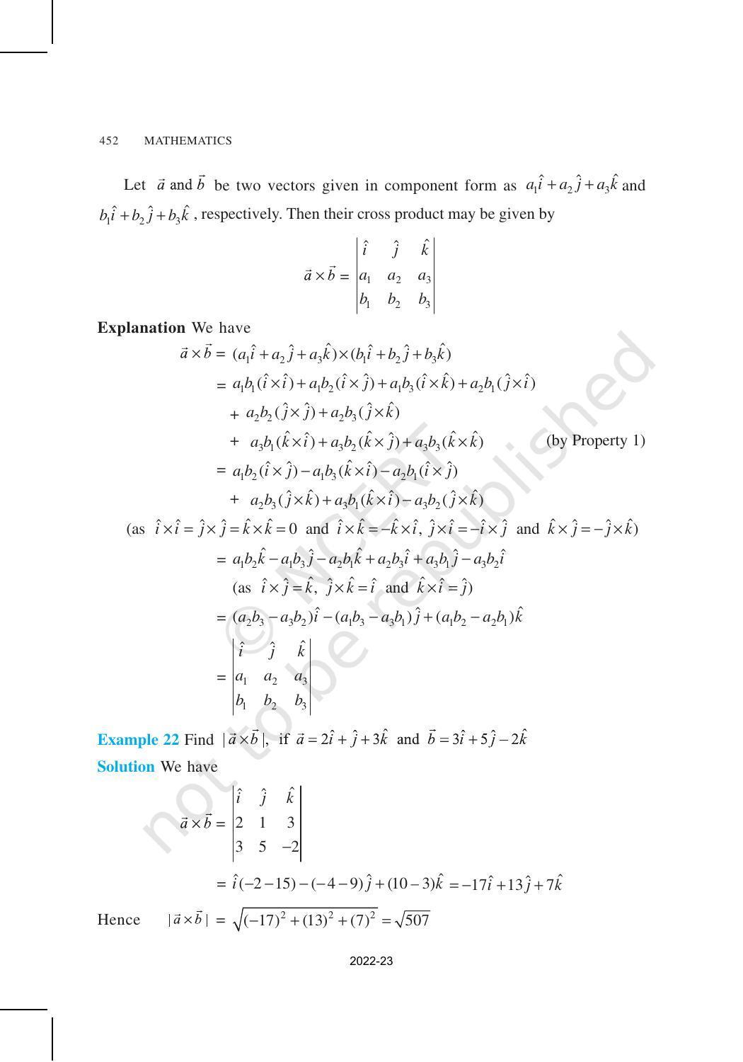 NCERT Book for Class 12 Maths Chapter 10 Vector Algebra - Page 29