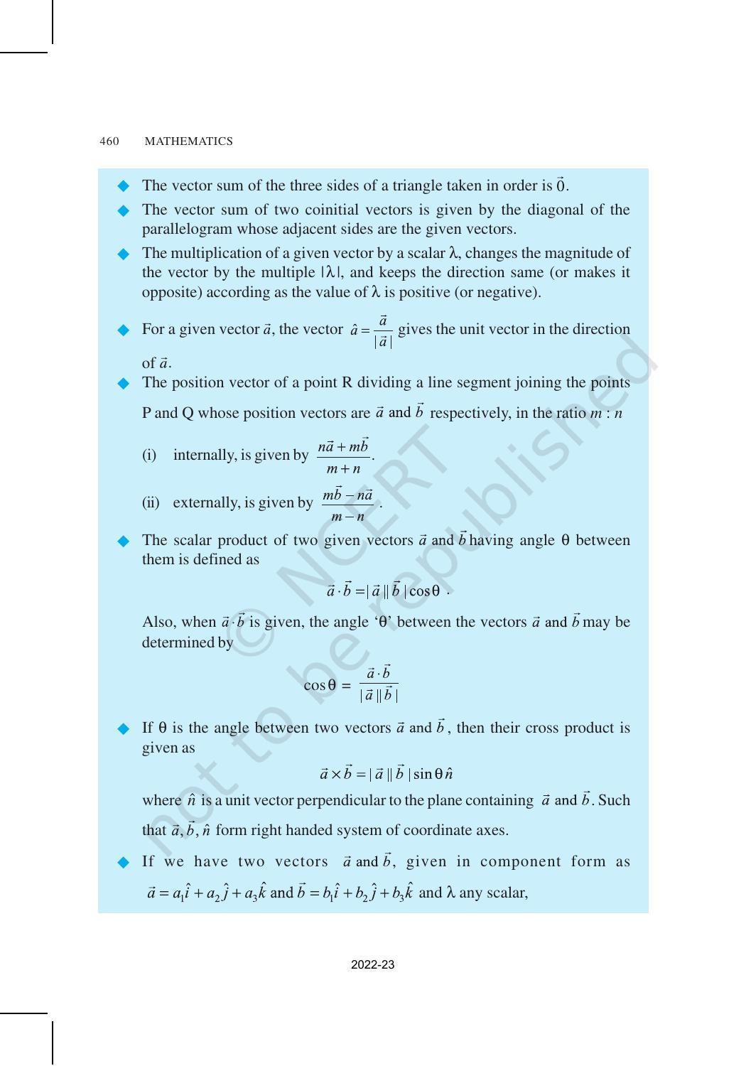 NCERT Book for Class 12 Maths Chapter 10 Vector Algebra - Page 37