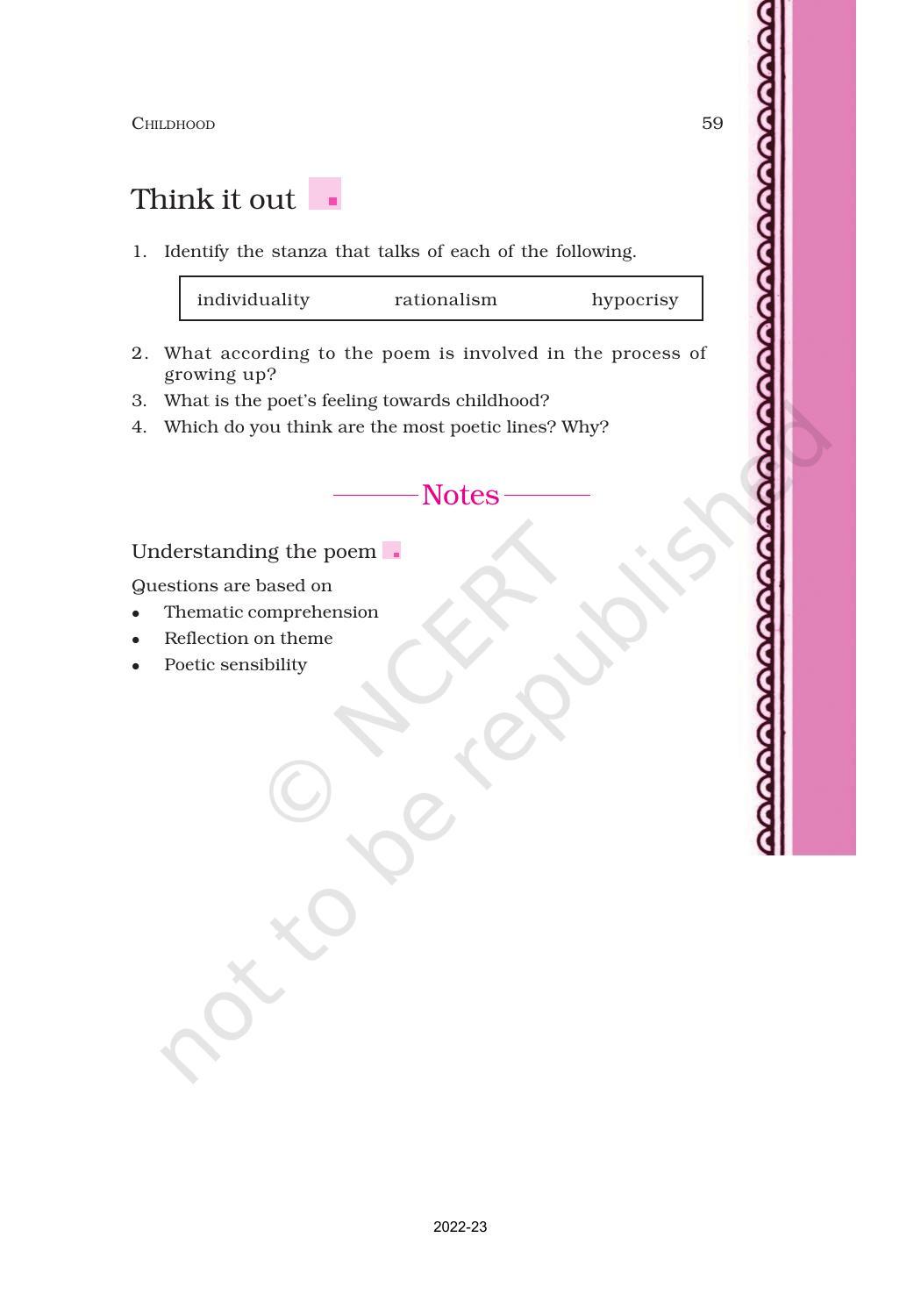 NCERT Book for Class 11 English Hornbill Chapter 6 The Browning Version - Page 10