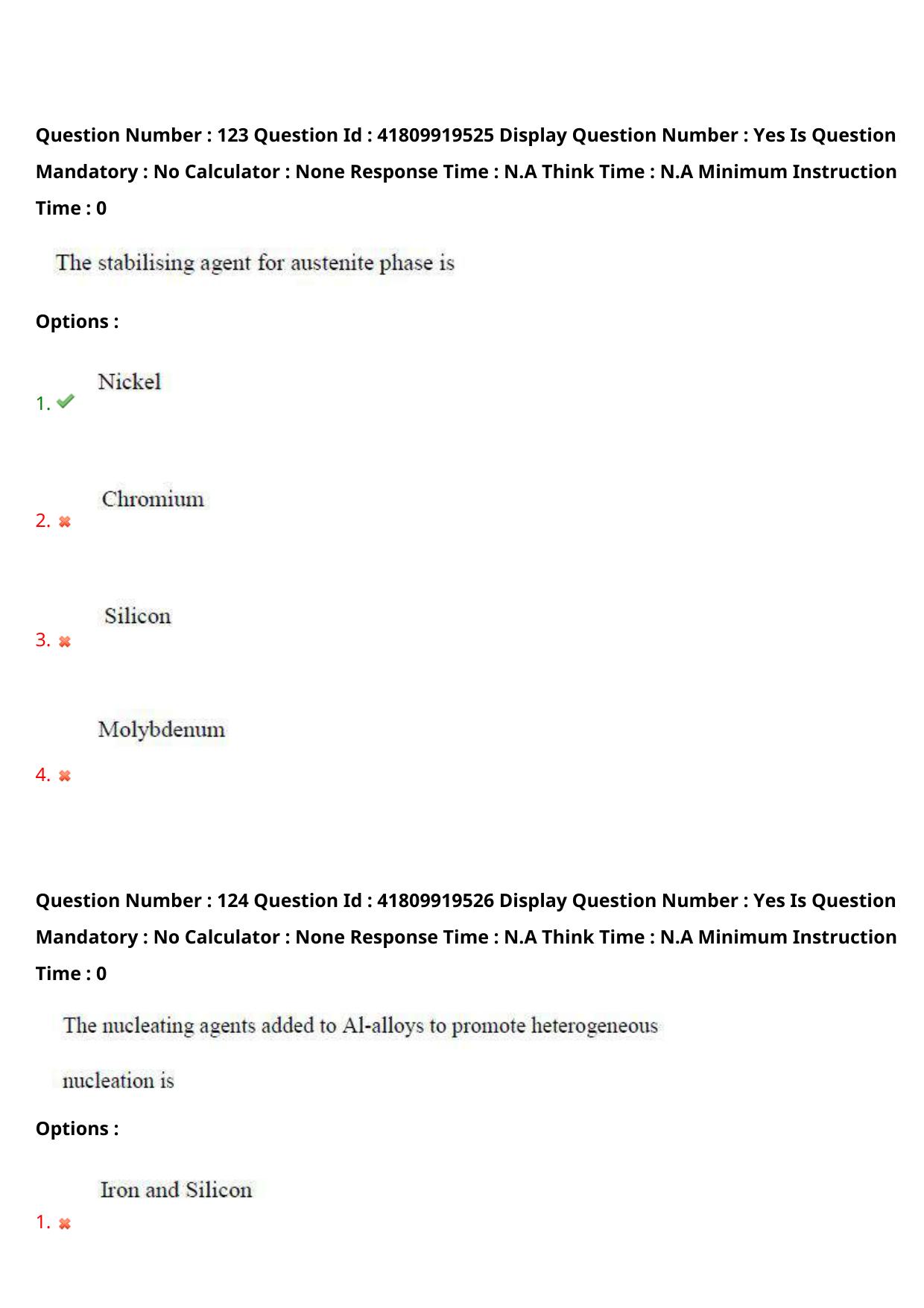 AP ECET 2023 Metallurgical Engineering Question Paper - Page 77