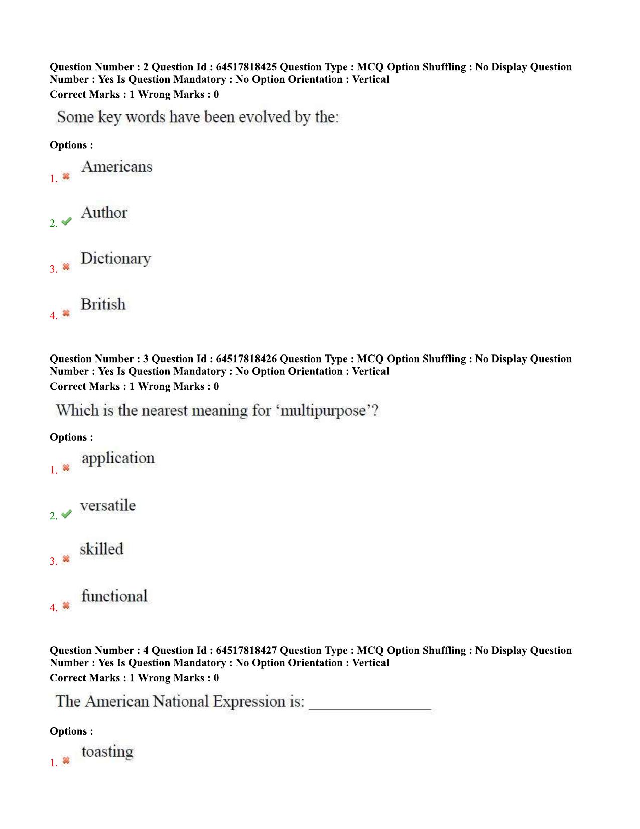 TS EDCET Question Paper 2020 - English - Page 3