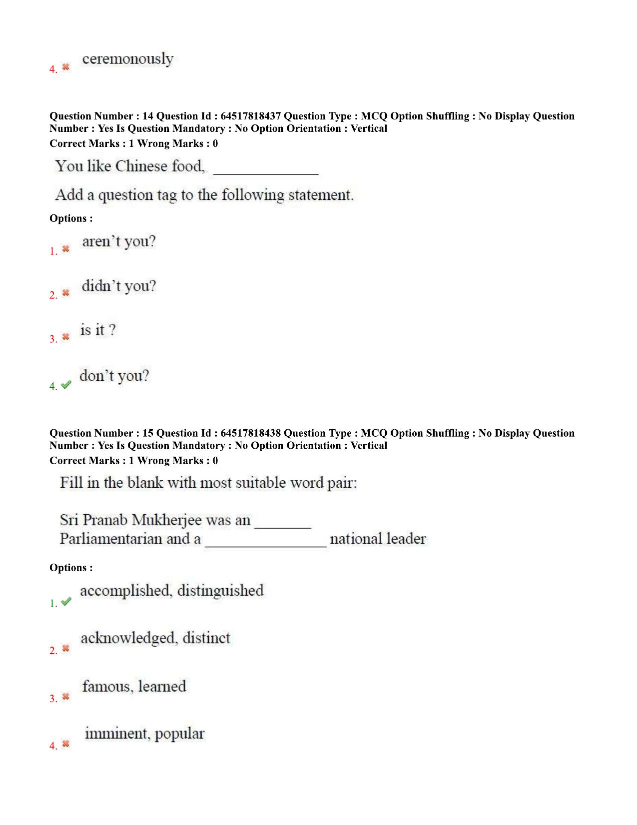 TS EDCET Question Paper 2020 - English - Page 8
