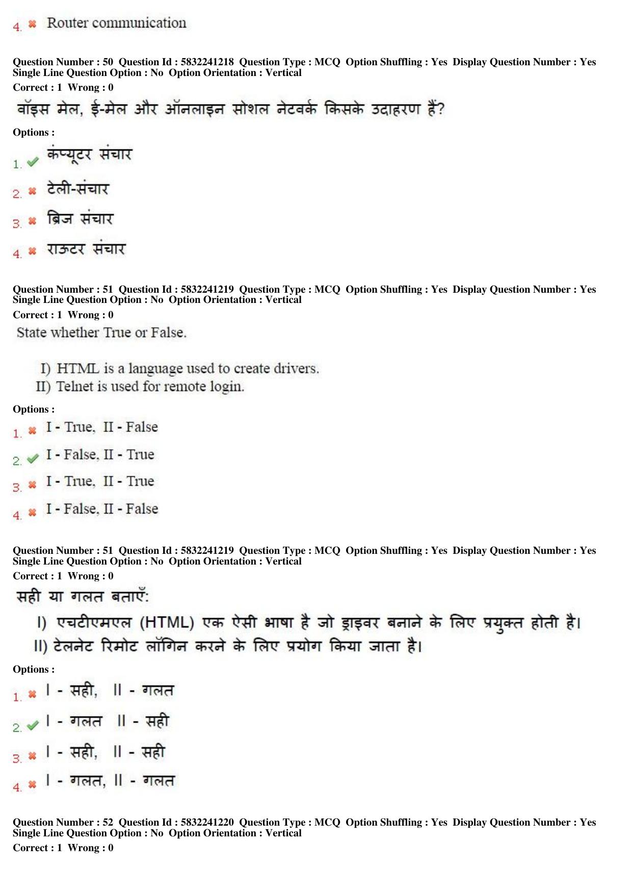 MP CPCT 20th May 2017 CPCT Question Paper Shift 2 - Page 28
