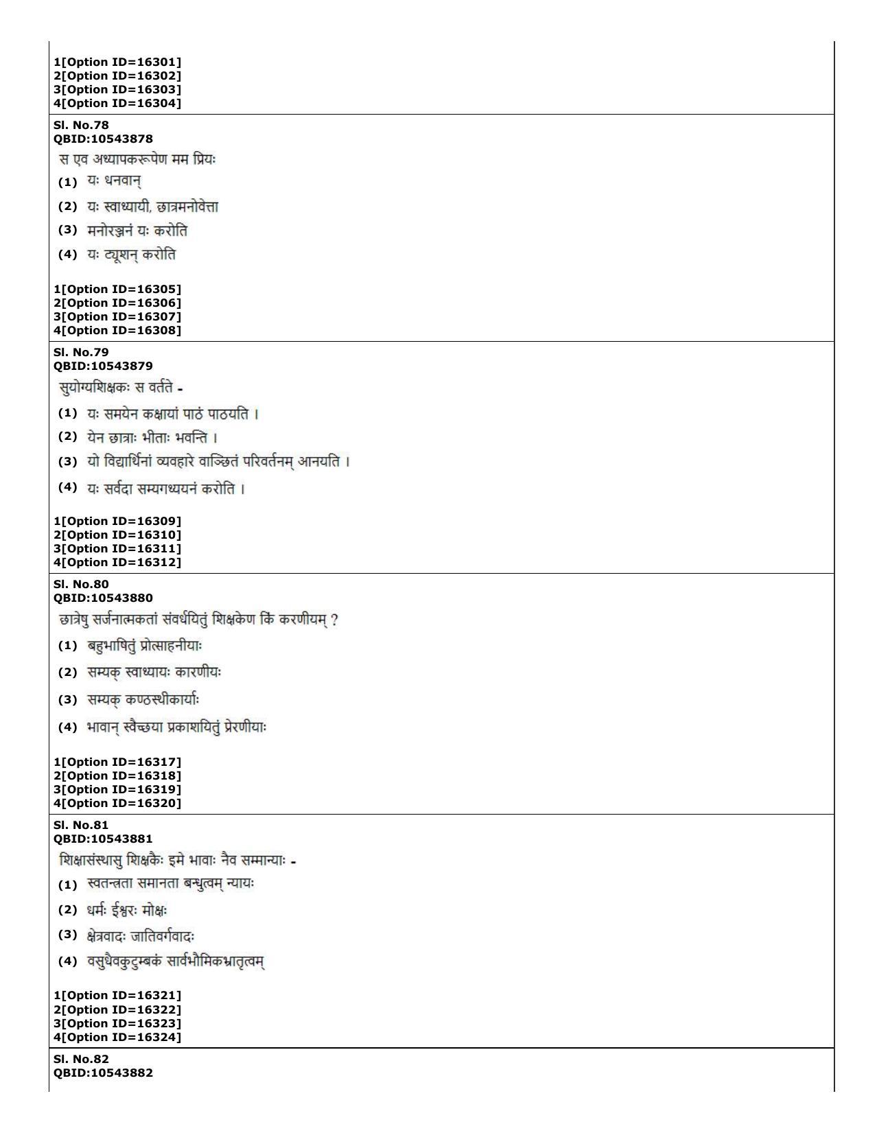 CUET (PG) 2022: PGQP-09 Shiksha Shastri B.Ed (06-09-2022) Question Paper - Page 21