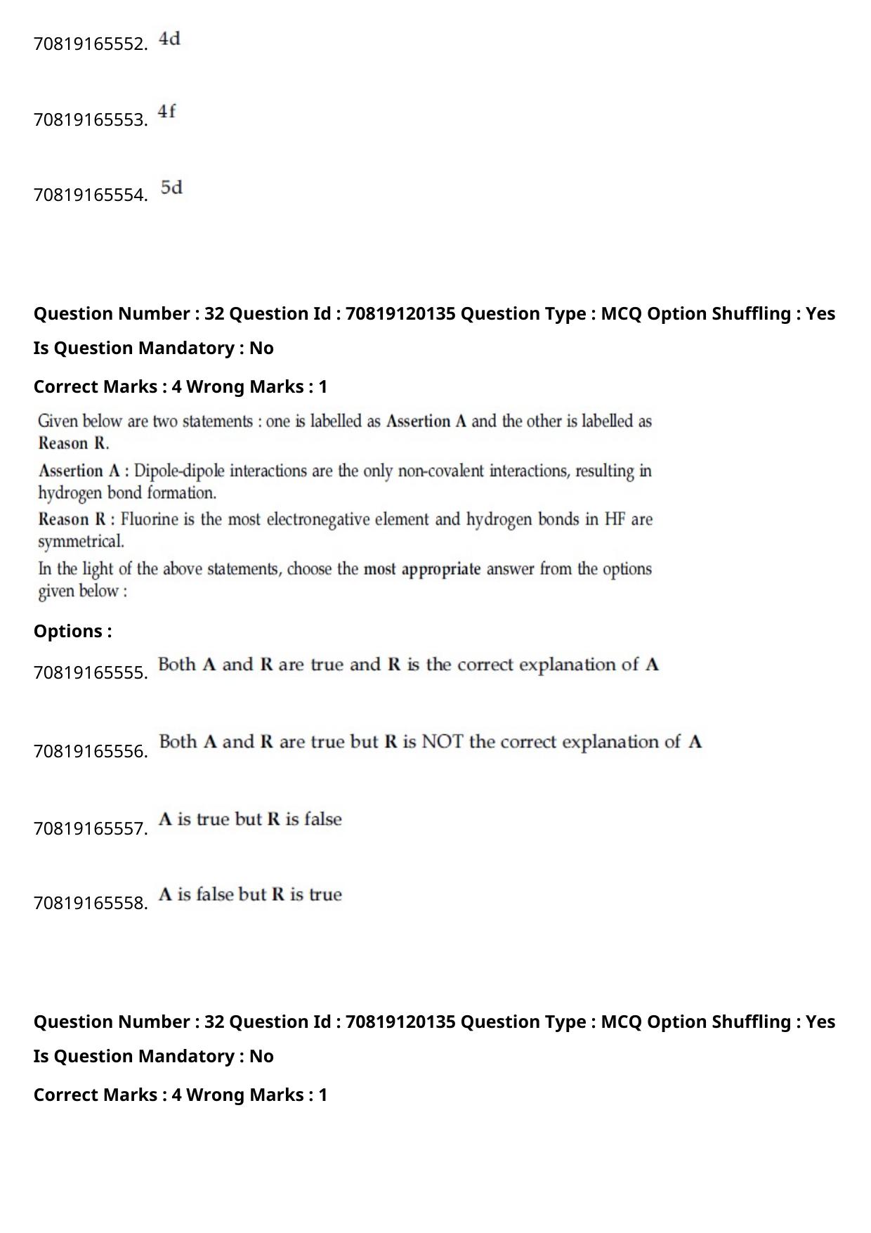 JEE Mains 2021: BTech Assamese (Shift 1) 26-02-2021 Question Paper - Page 38