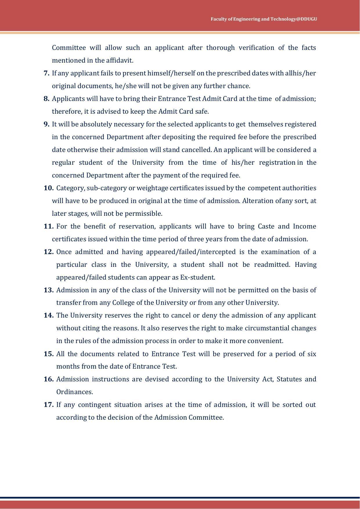 Deen Dayal Upadhyay Gorakhpur University, Gorakhpur B.Tech. Admission 2022-23 - Page 24