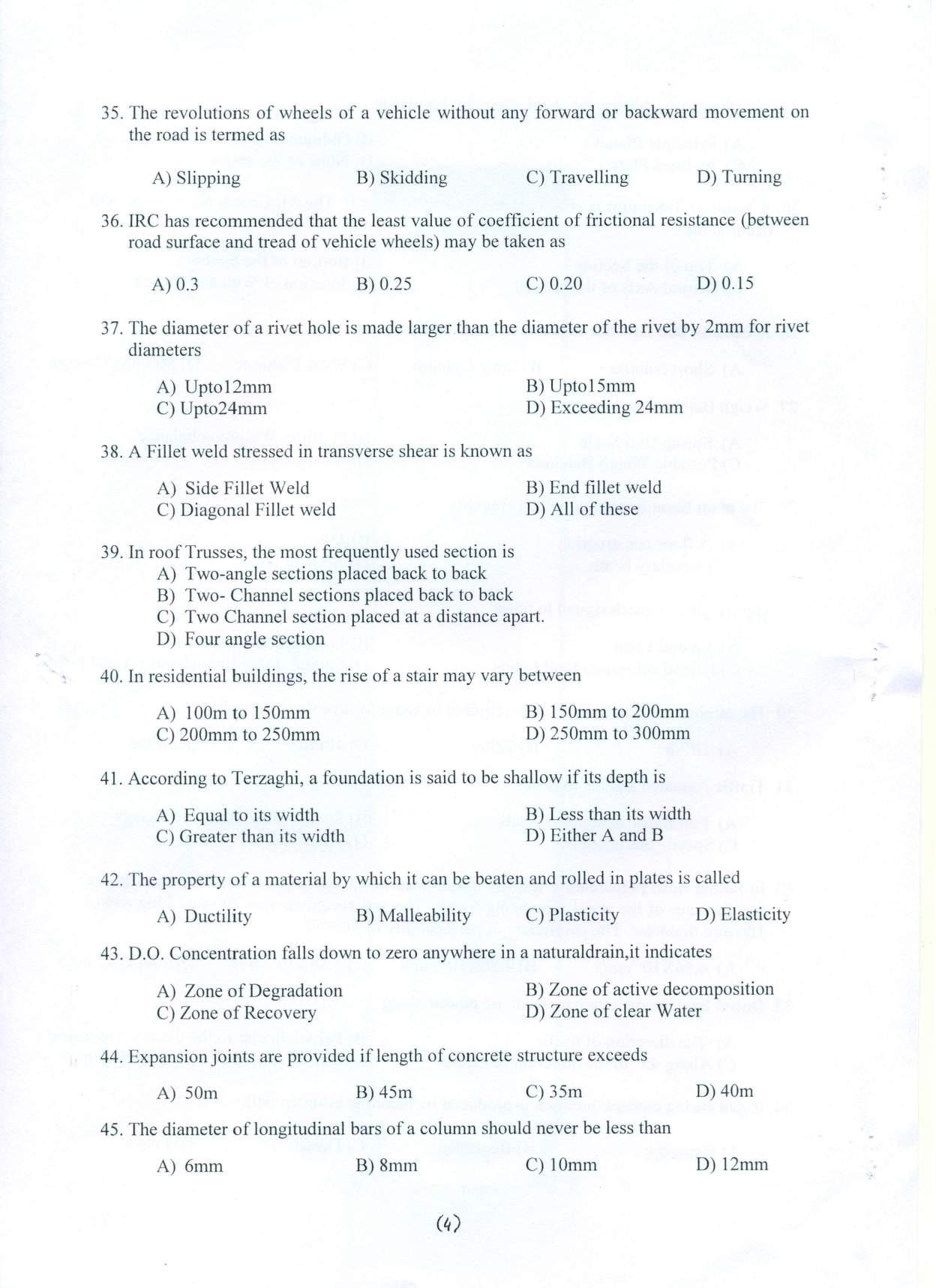 PU MPET Civil Engineering Construction Technology Management 2015 Question Paper - Page 5