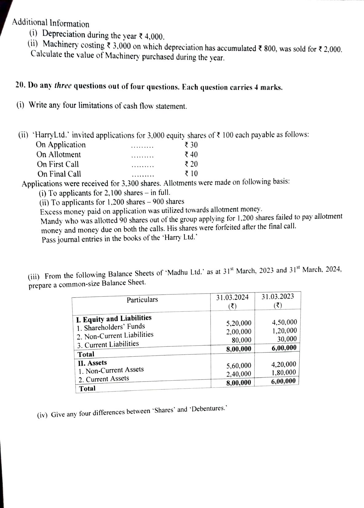 PSEB 12th Accountancy Model Paper 2025 - Page 5