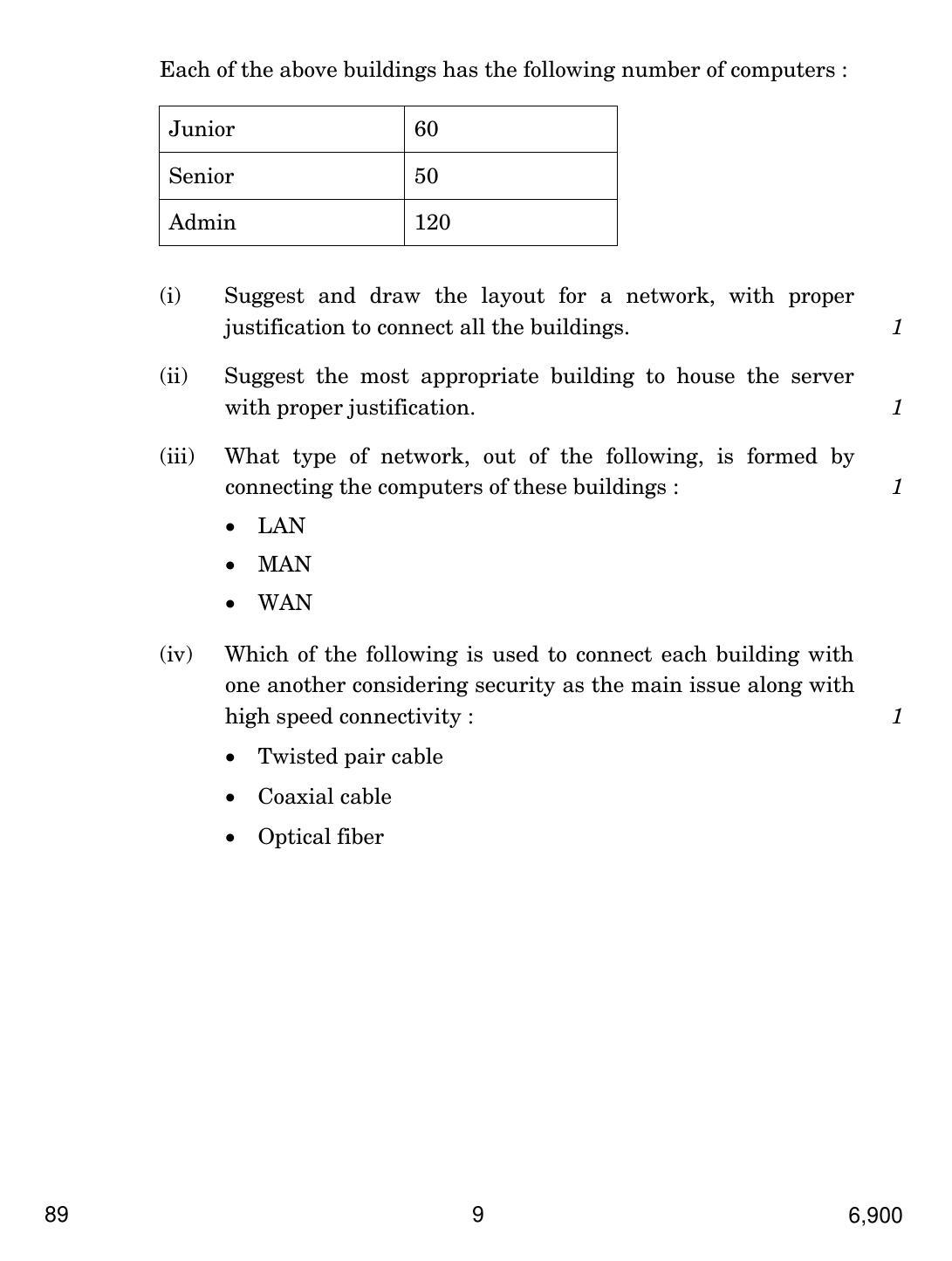 CBSE Class 12 89 MULTIMEDIA AND WEB TECHNOLOGY 2017 Question Paper - Page 9