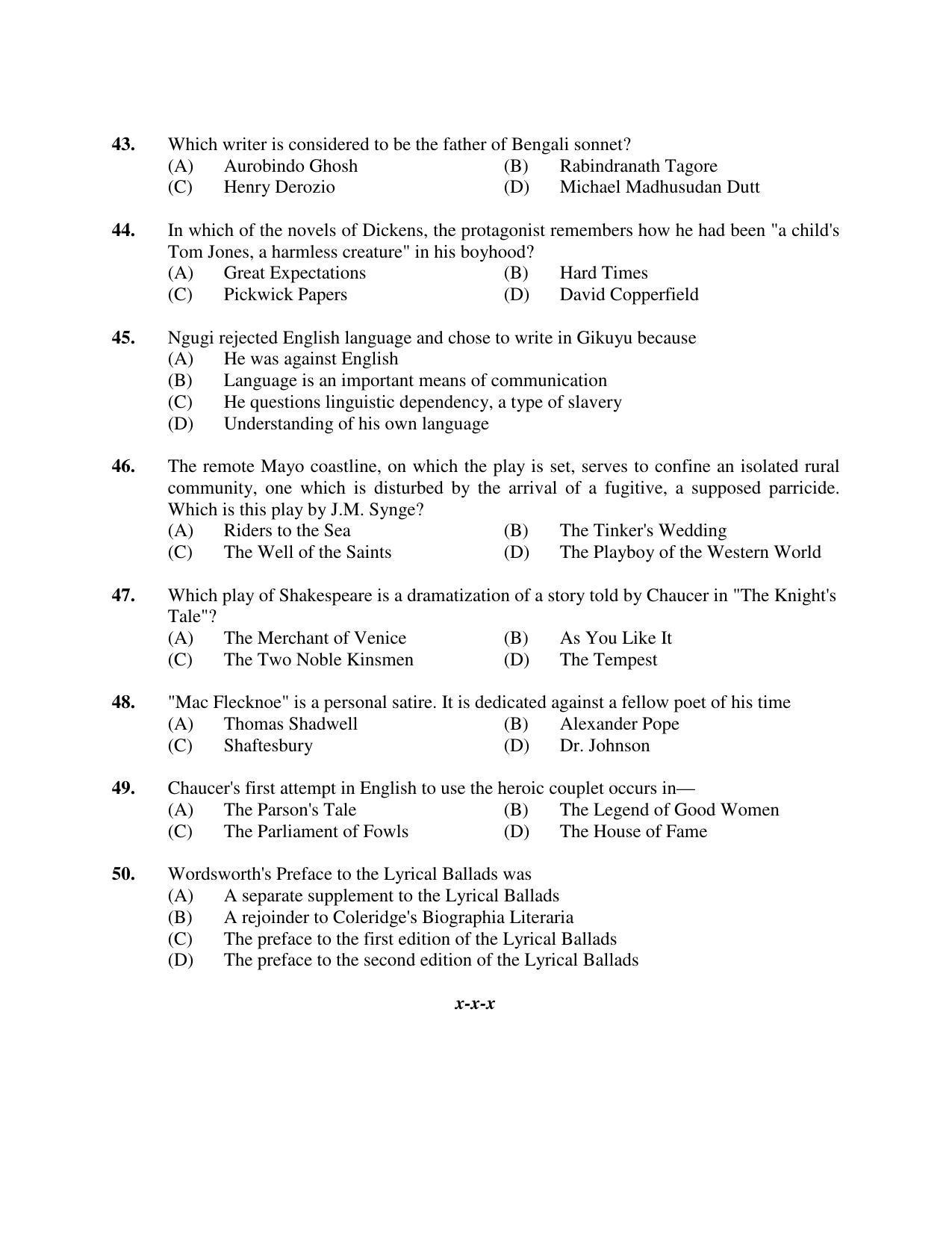 PU MPET English 2019 Question Papers - Page 5