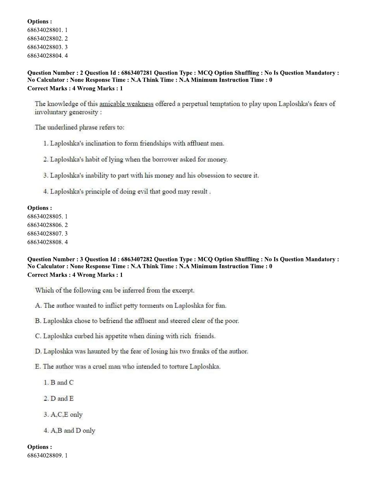 CUET PG 2023: COQP05 – B.Ed. Languages (Eng.)-Shift 1 (07-06-2023) Question Papers - Page 3