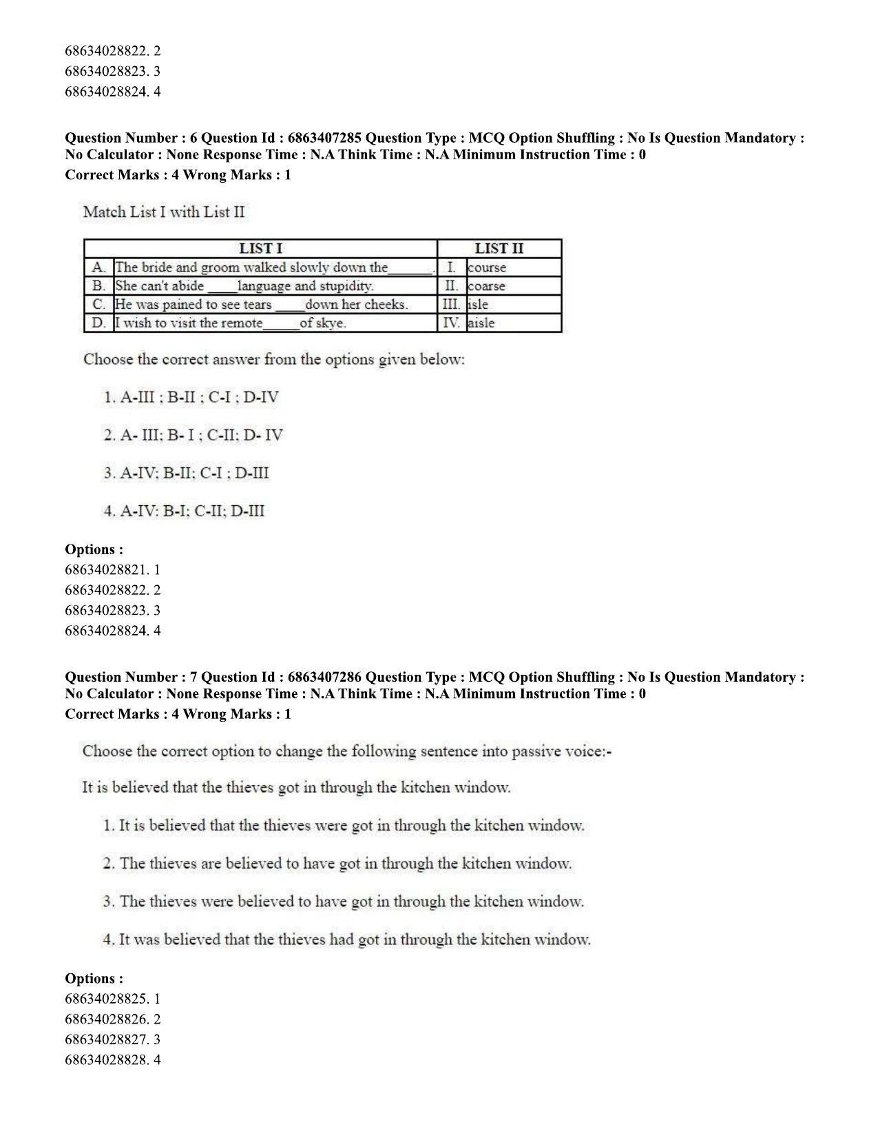 CUET PG 2023: COQP05 – B.Ed. Languages (Eng.)-Shift 1 (07-06-2023) Question Papers - Page 9