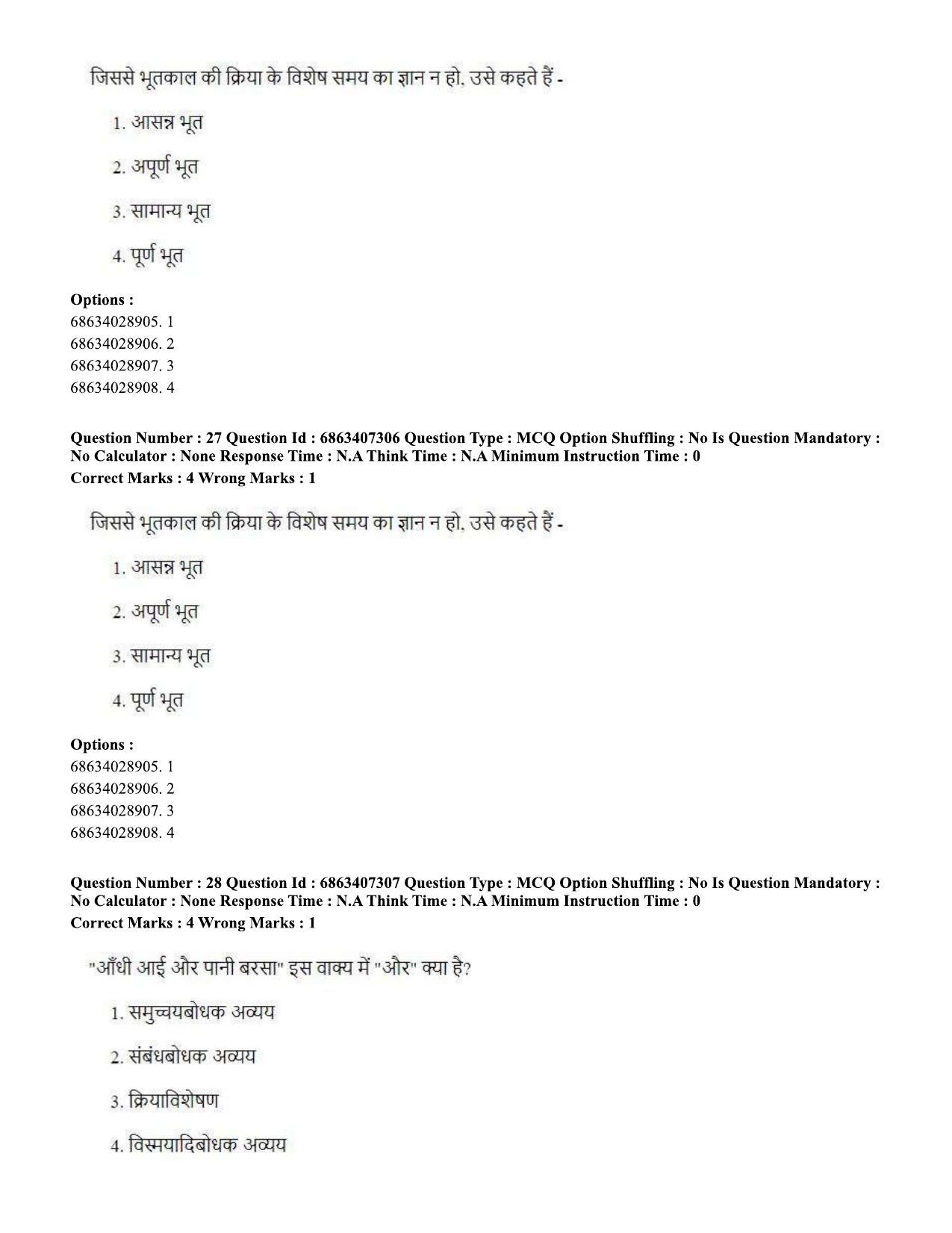 CUET PG 2023: COQP05 – B.Ed. Languages (Eng.)-Shift 1 (07-06-2023) Question Papers - Page 29