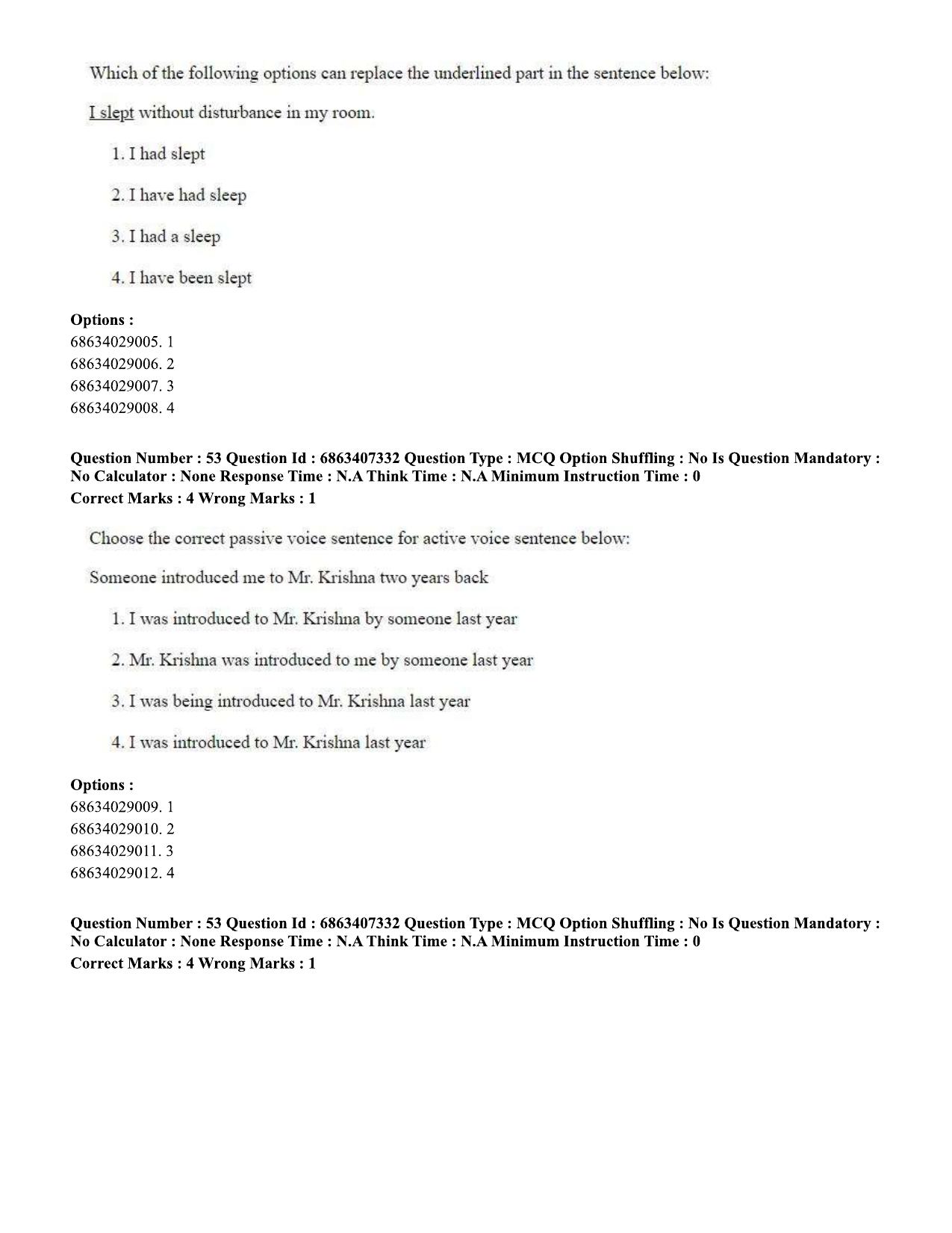 CUET PG 2023: COQP05 – B.Ed. Languages (Eng.)-Shift 1 (07-06-2023) Question Papers - Page 55