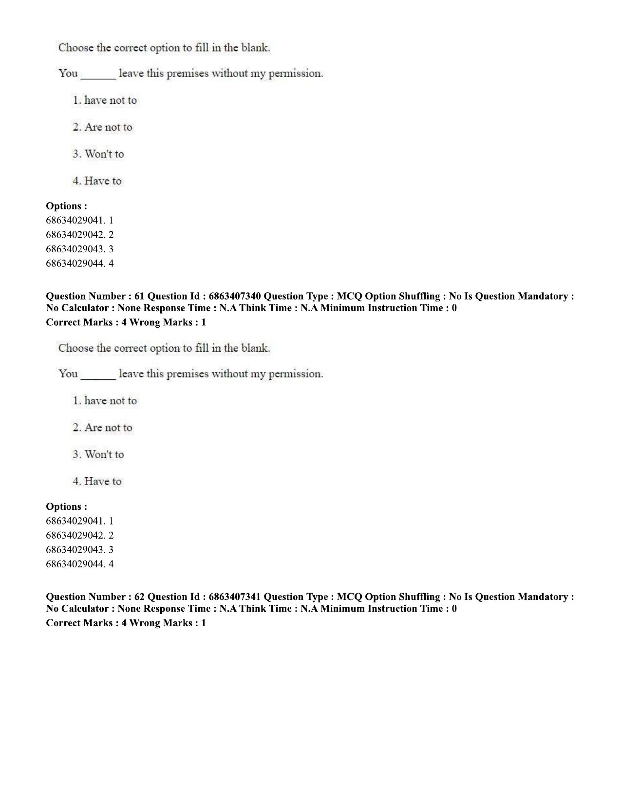 CUET PG 2023: COQP05 – B.Ed. Languages (Eng.)-Shift 1 (07-06-2023) Question Papers - Page 63