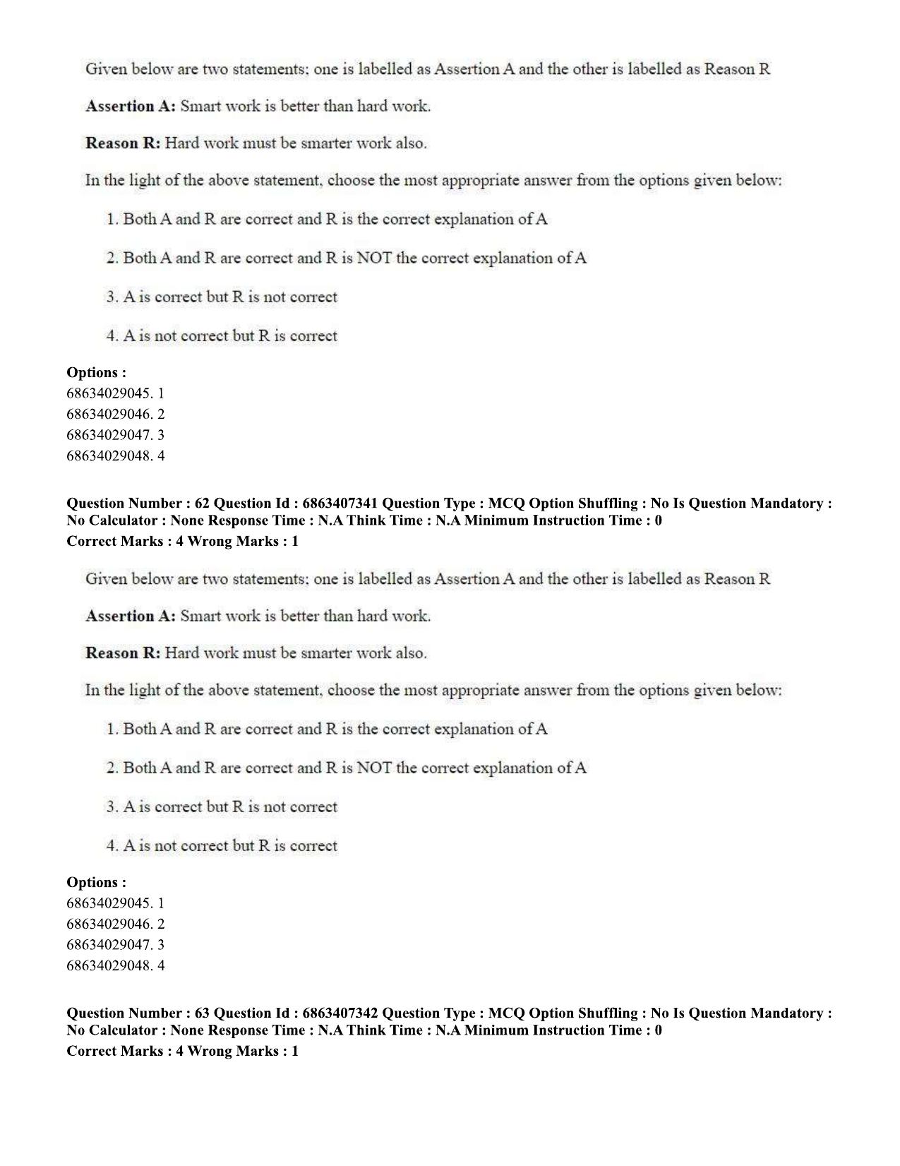 CUET PG 2023: COQP05 – B.Ed. Languages (Eng.)-Shift 1 (07-06-2023) Question Papers - Page 64