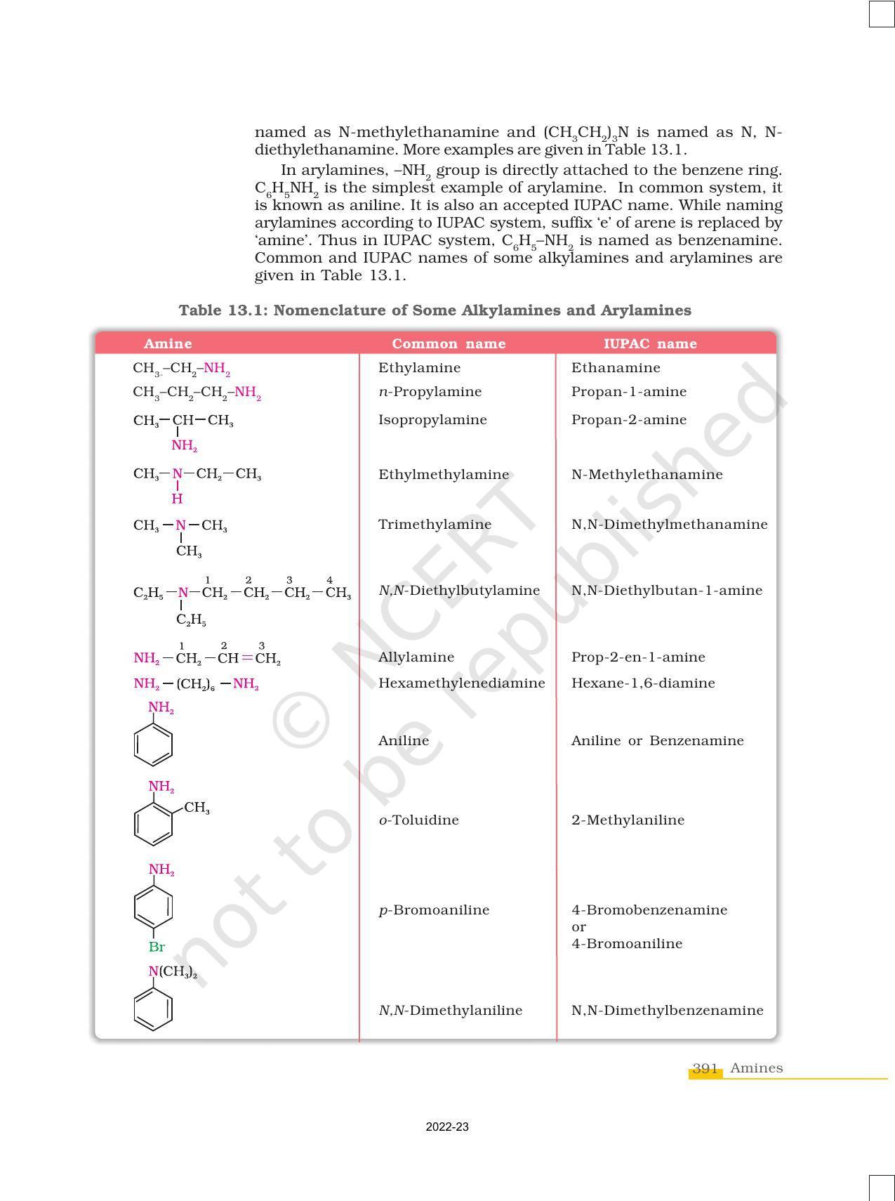 NCERT Book for Class 12 Chemistry Chapter 13 Amines - Page 3