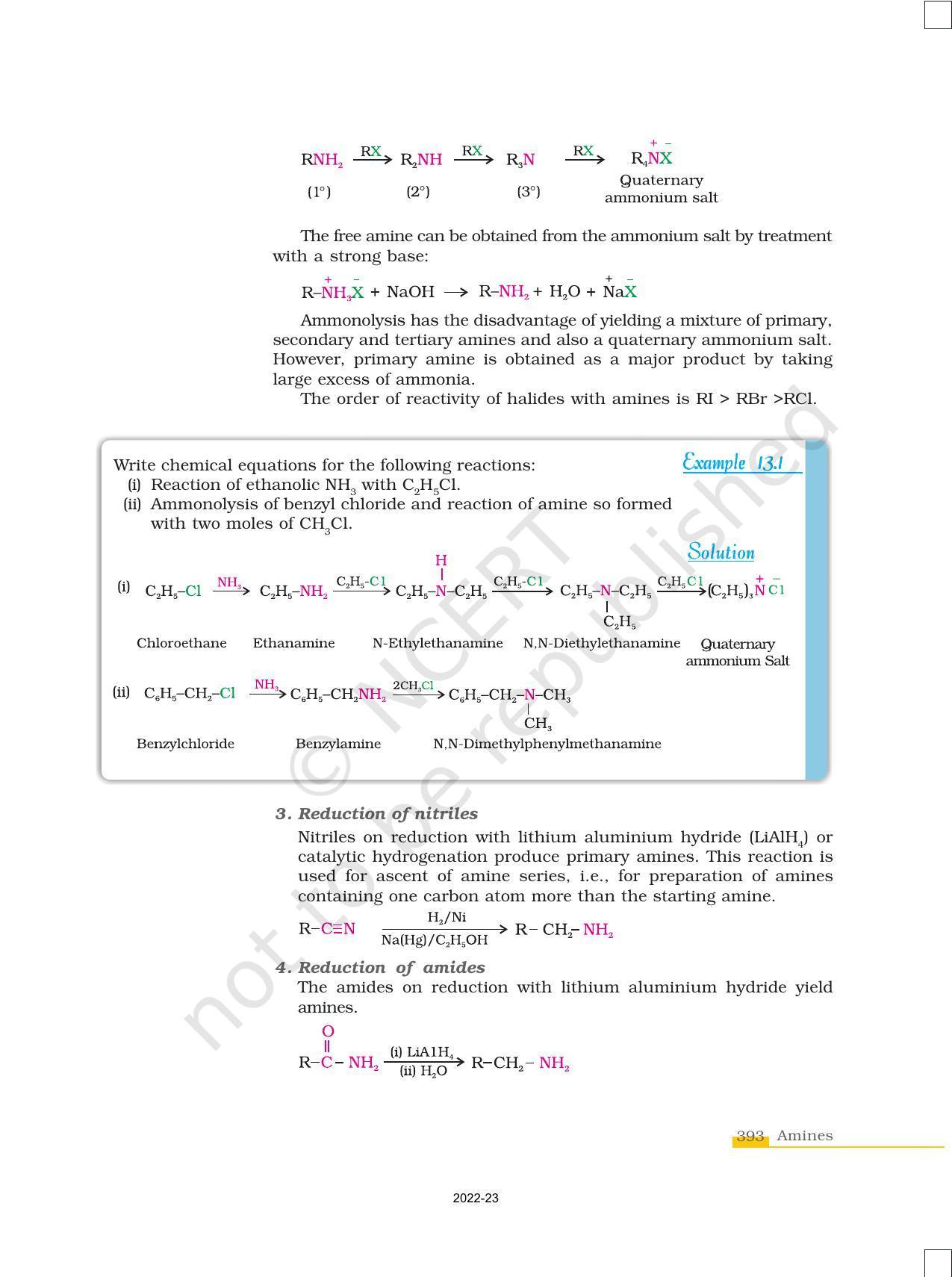 NCERT Book for Class 12 Chemistry Chapter 13 Amines - Page 5