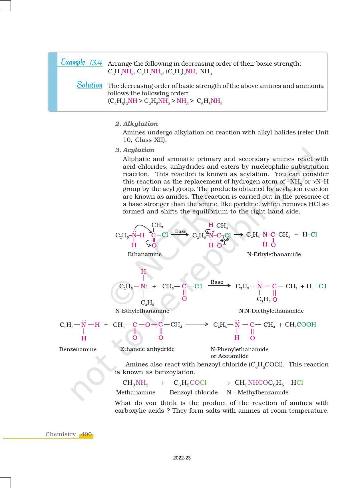 NCERT Book for Class 12 Chemistry Chapter 13 Amines - Page 12