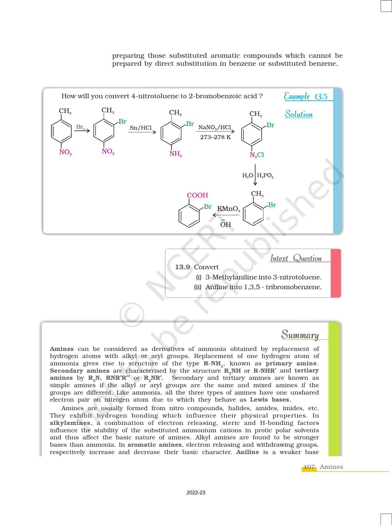 NCERT Book for Class 12 Chemistry Chapter 13 Amines - Page 19
