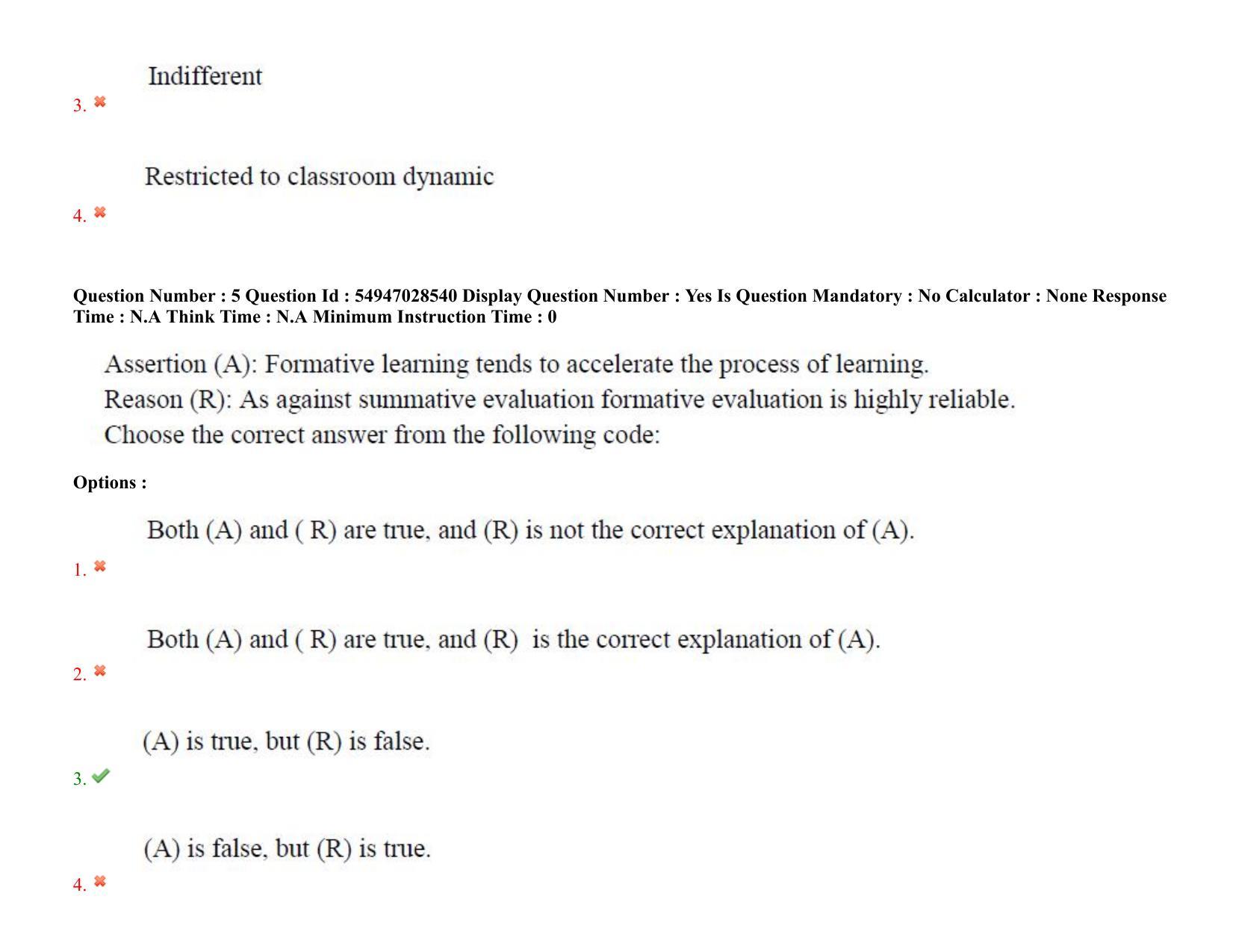 AP RCET 2022: Research Methodology (Teaching & Research Aptitude ) - 19-10-2022 (Wednesday) Session-I Question Paper With keys - Page 5
