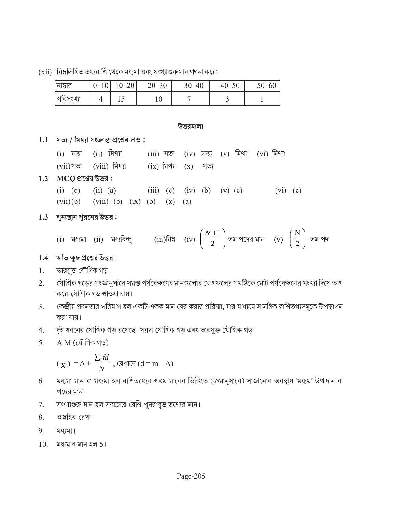 Tripura Board Class 11 Economics Bengali Version Workbooks - Page 209