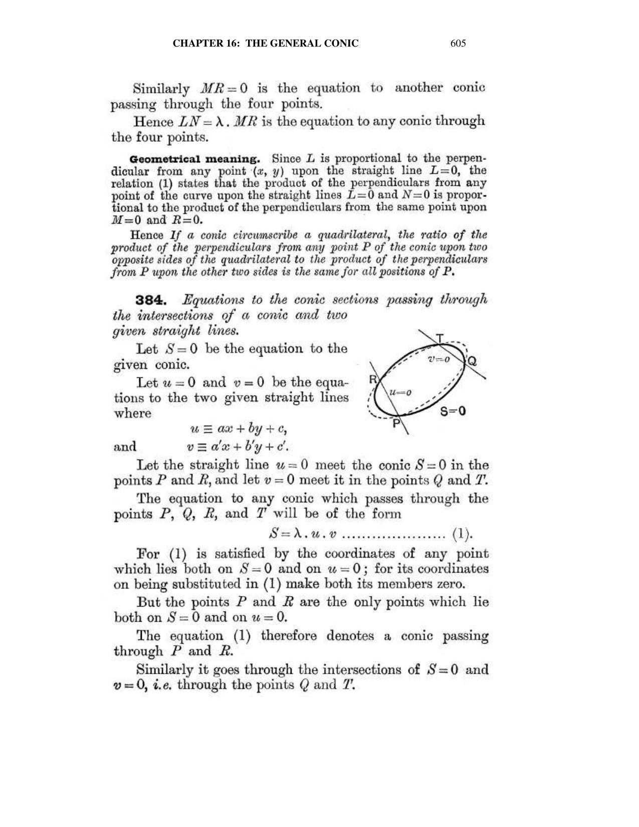 Chapter 16: The General Conic - SL Loney Solutions: The Elements of Coordinate Geometry - Page 15