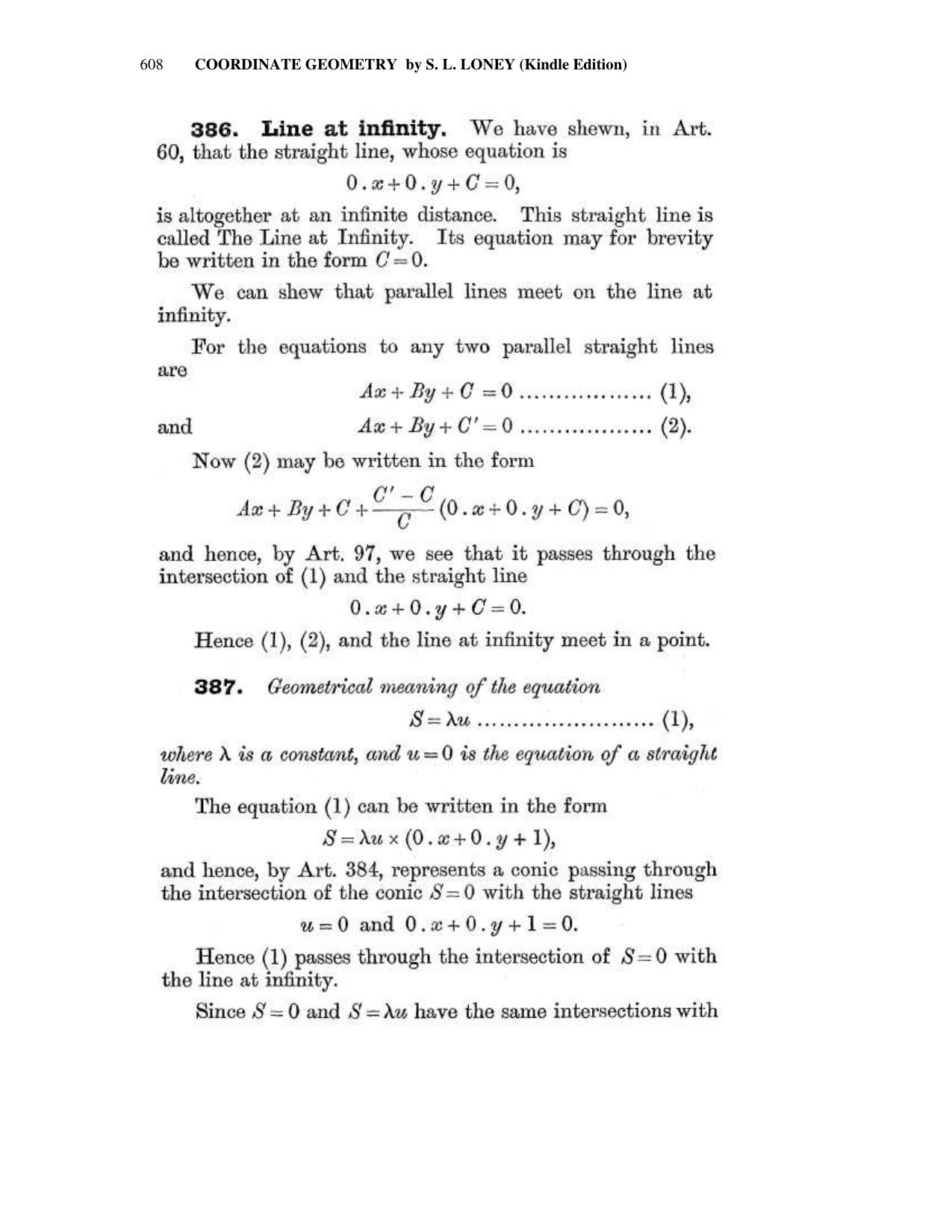 Chapter 16: The General Conic - SL Loney Solutions: The Elements of Coordinate Geometry - Page 18