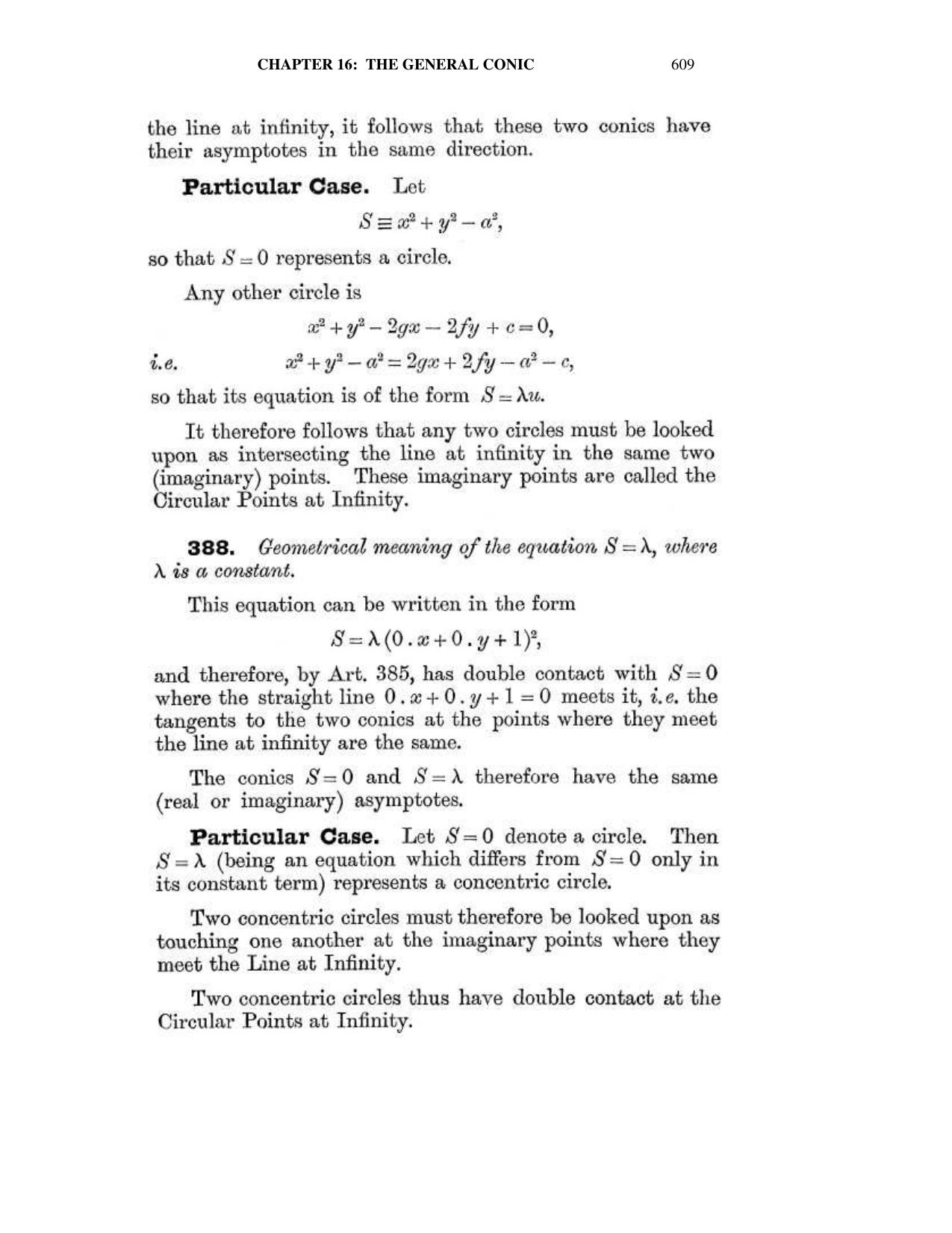 Chapter 16: The General Conic - SL Loney Solutions: The Elements of Coordinate Geometry - Page 19